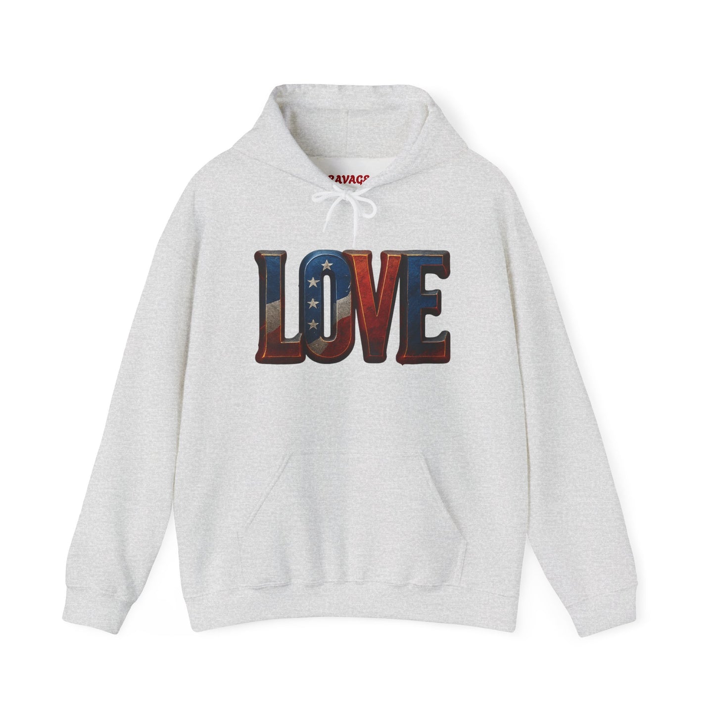 Unisex Hooded Sweatshirt with 'LOVE' Design - Cozy Gift for Friends, Valentine's Day, Casual Wear, Relaxation, Everyday Use