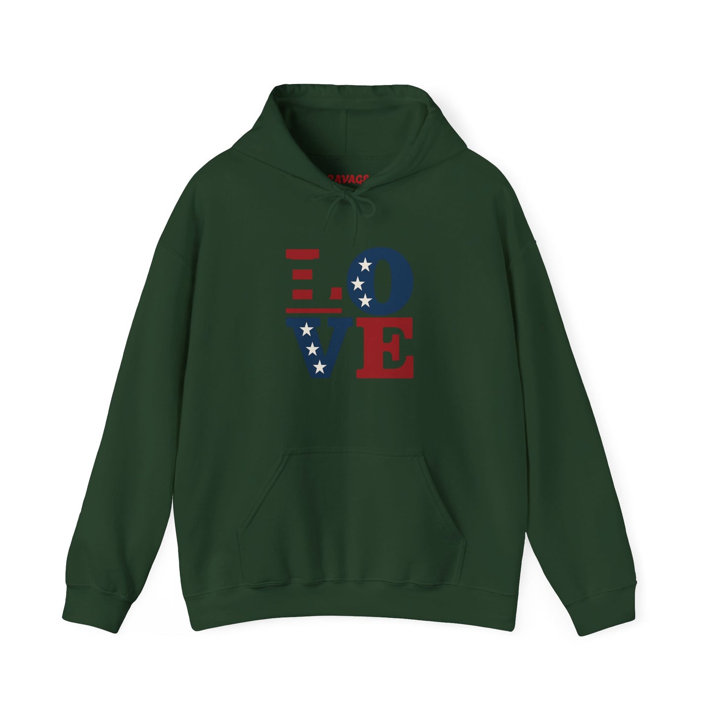 Unisex Hooded Sweatshirt with 'LOVE' Design - Cozy Gift for Friends, Valentine's Day, Casual Wear, Relaxation, Everyday Use