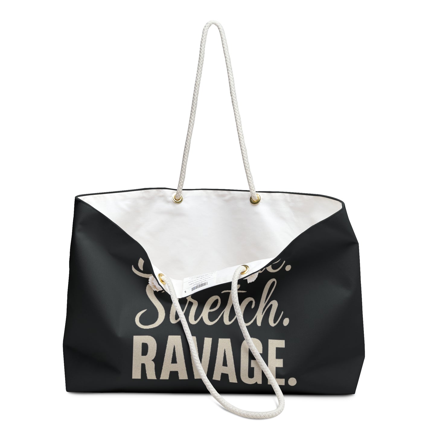 RAVAGE-Breathe Stretch Ravage Weekender Bag, Travel Tote for Yoga, Gym, Weekend Getaways, Motivational Gifts, Summer Adventures