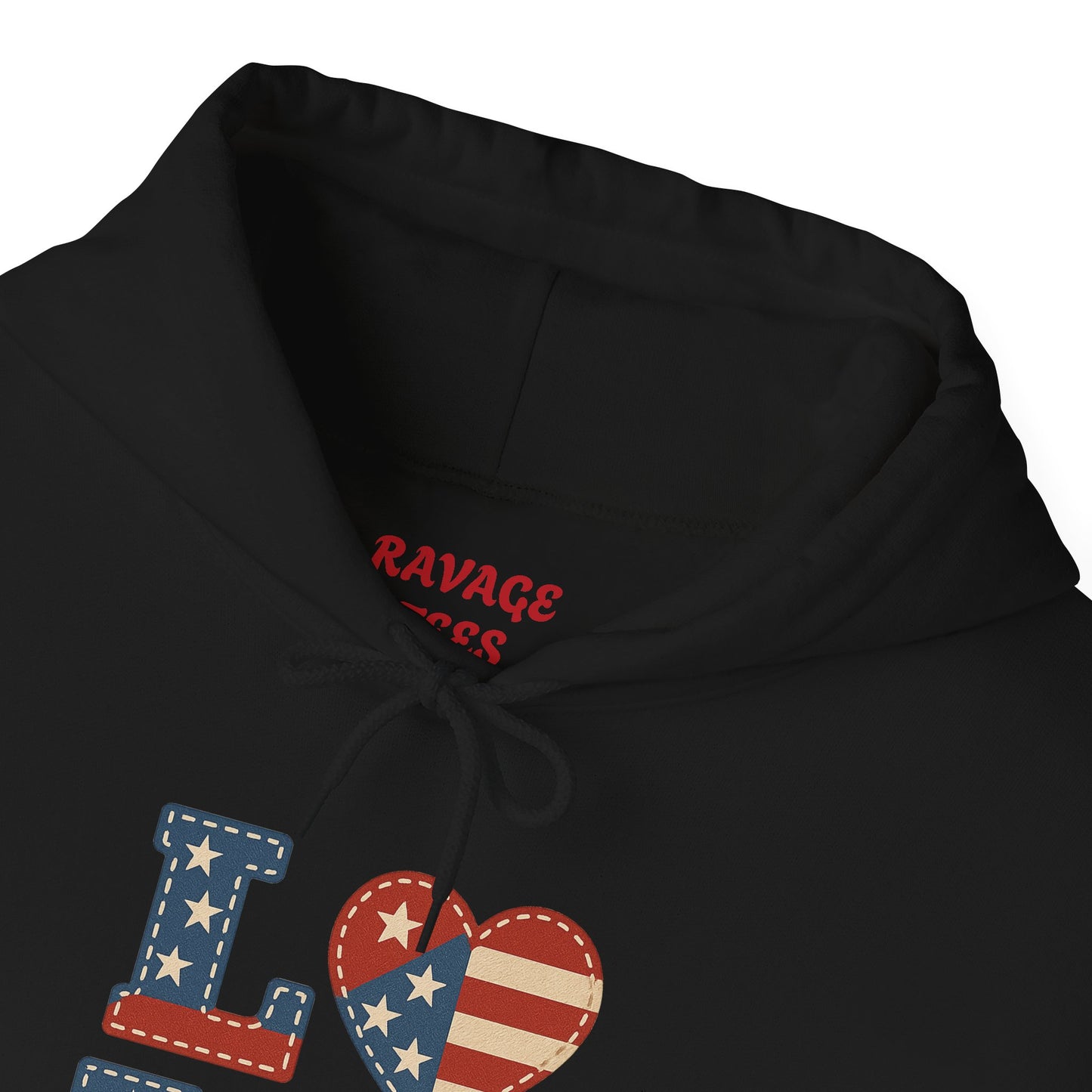 Unisex Hooded Sweatshirt with 'LOVE' Design - Cozy Gift for Friends, Valentine's Day, Casual Wear, Relaxation, Everyday Use