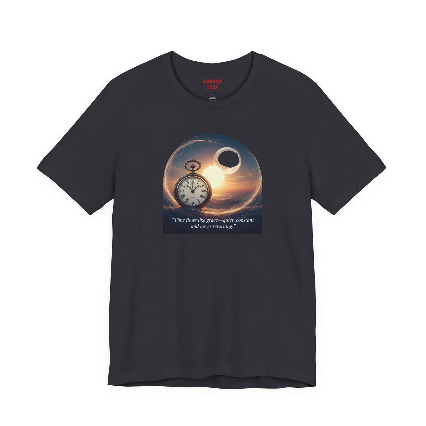 Cosmic Time Tee, Unisex T-Shirt, Inspirational Quote Shirt, Gift for Dreamers, Galaxy Graphic Tee