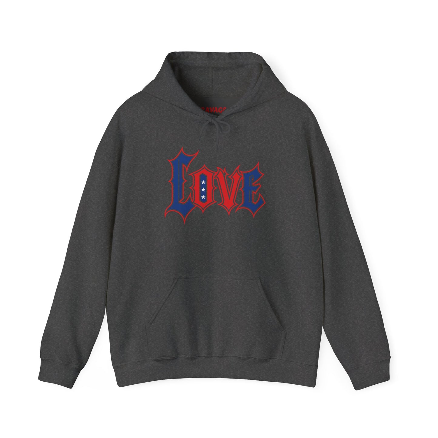 Unisex Hooded Sweatshirt with 'LOVE' Design - Cozy Gift for Friends, Valentine's Day, Casual Wear, Relaxation, Everyday Use
