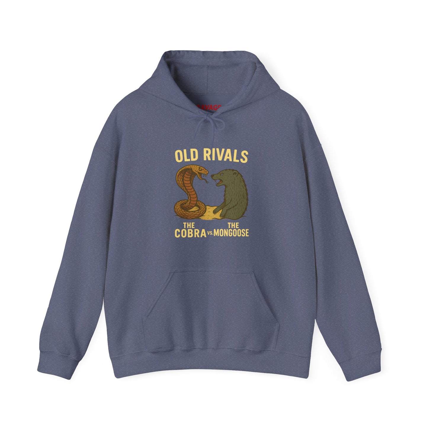 Old Rivals Graphic Hoodie, Unisex Heavy Blend™ Sweatshirt, Cozy Style, Best Gift for Friends, Casual Wear, Perfect for Fall and Winter
