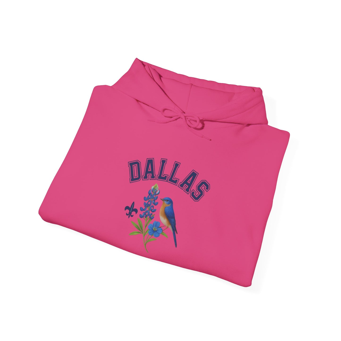 DALLAS Unisex Hoodie – Cozy Sweatshirt, Casual Travel Souvenir, Relaxed Streetwear Gift for Nature & City Lovers