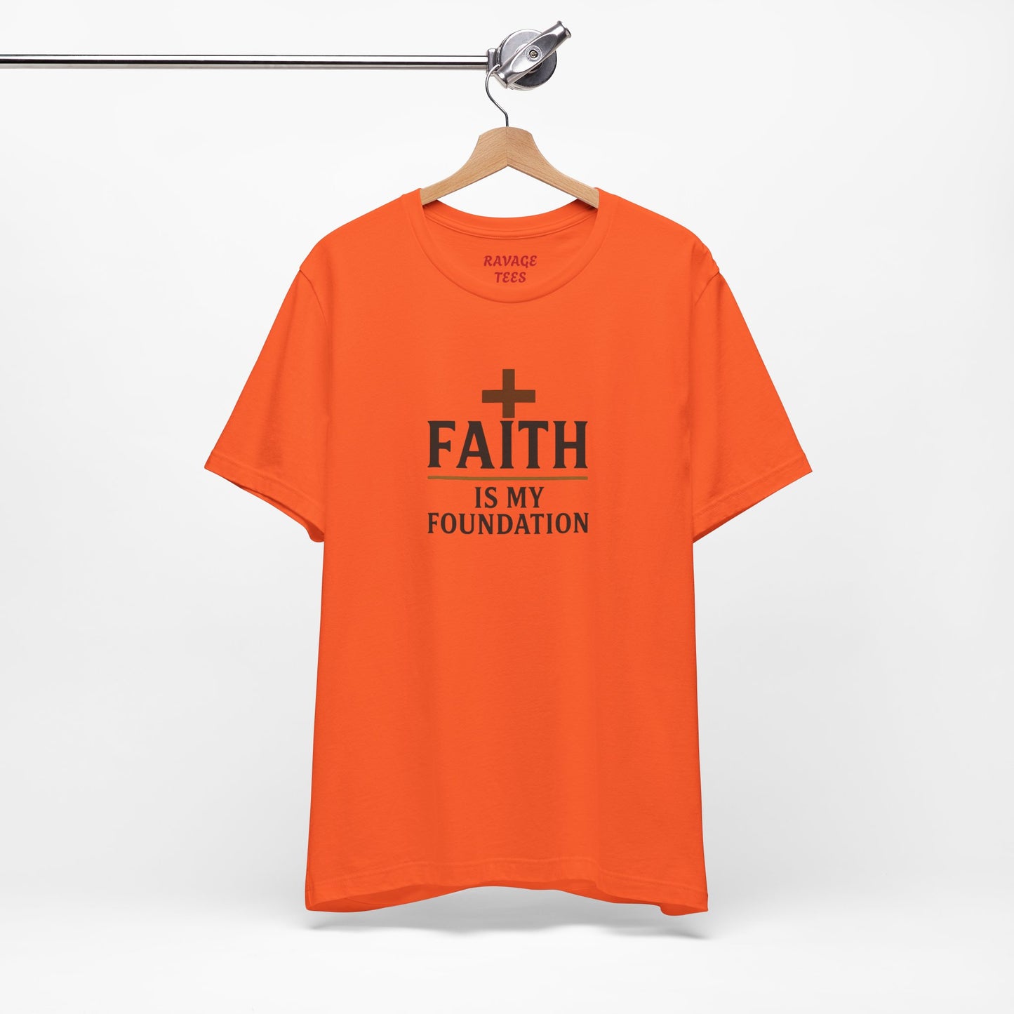 Faith Is My Foundation T-Shirt | Inspirational Graphic Tee | Casual Unisex Christian Apparel | Everyday Wear | Gift for Believers