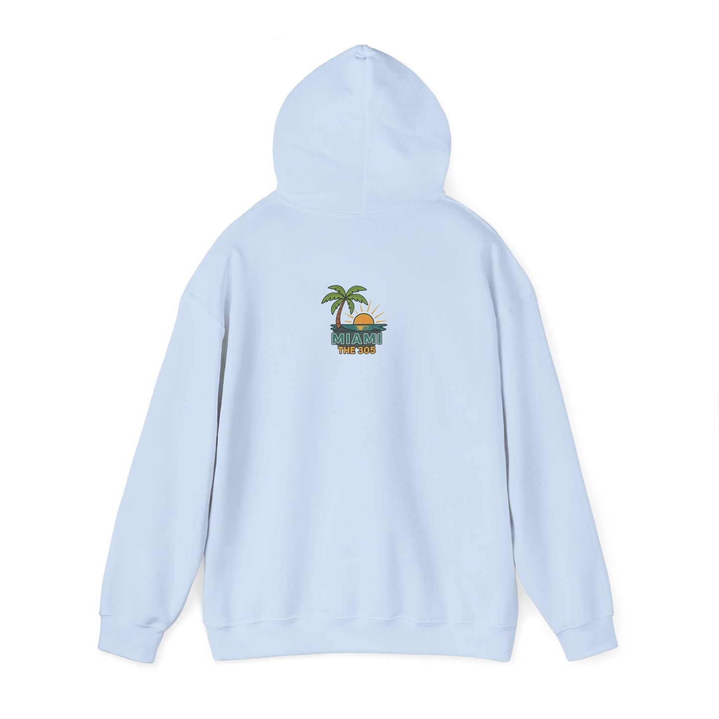 MIAMI THE 305 Unisex Hoodie – Cozy Sweatshirt, Casual Travel Souvenir, Relaxed Streetwear Gift for Nature & City Lovers