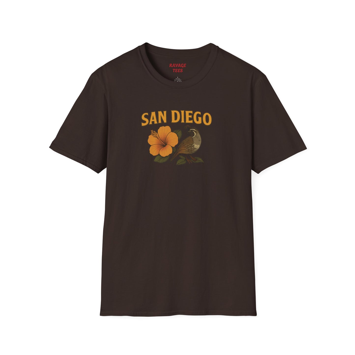 SAN DIEGO Vibes Unisex T-Shirt – Casual Summer Tee, Beachwear, Travel Outfit, Vacation Style, Gift for Him or Her