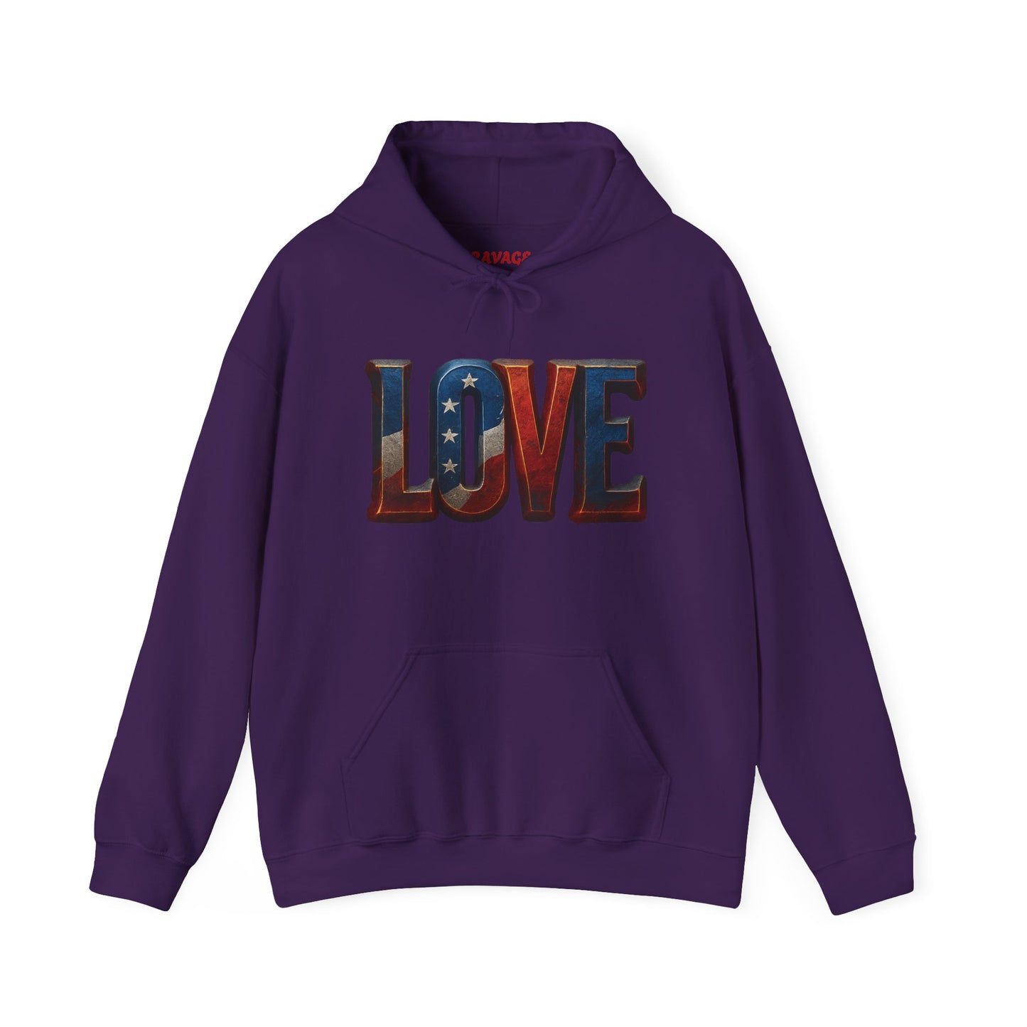 Unisex Hooded Sweatshirt with 'LOVE' Design - Cozy Gift for Friends, Valentine's Day, Casual Wear, Relaxation, Everyday Use