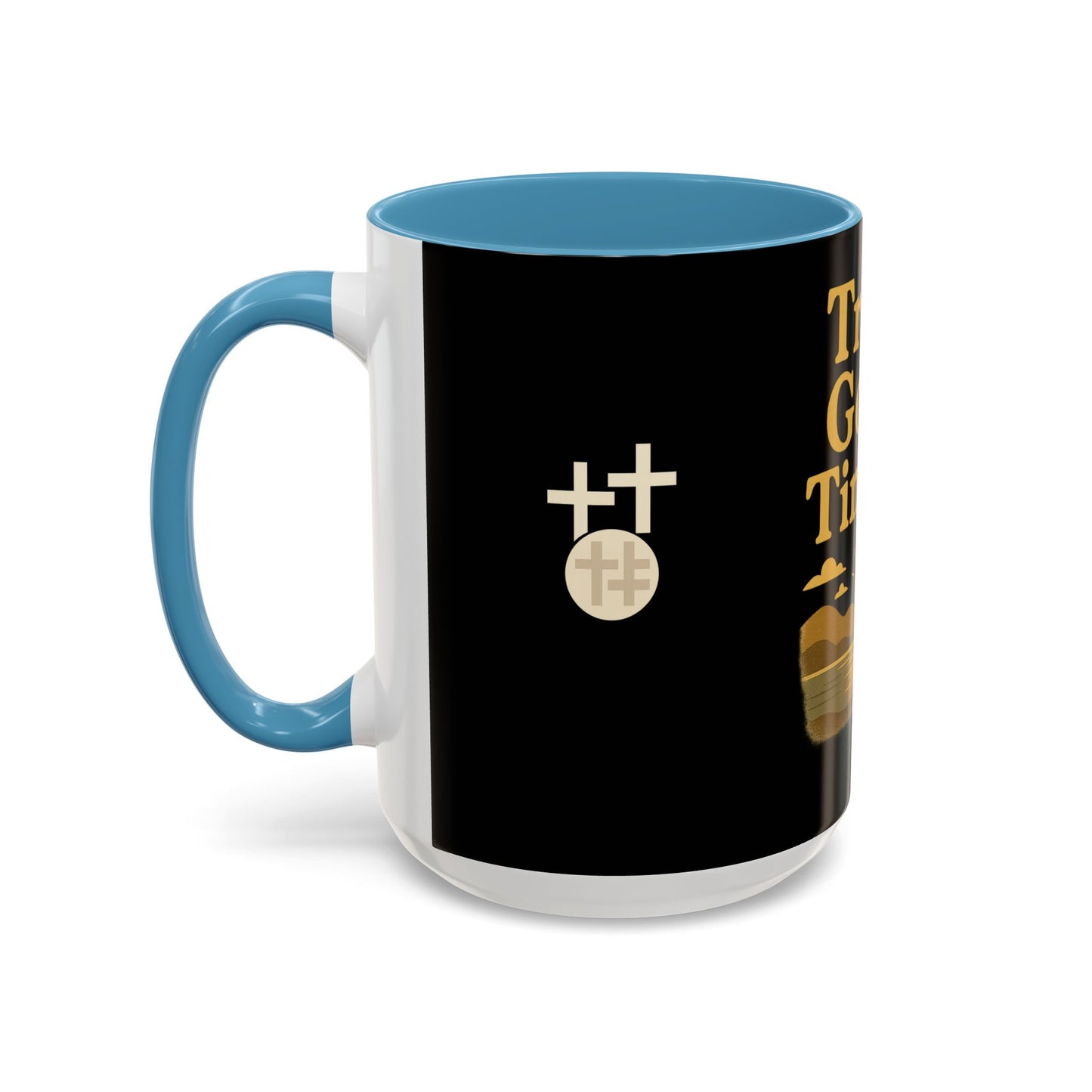 Trust God's Timing Christian Coffee Mug – Inspirational Accent Cup (11oz & 15oz), Faith-Based Gift for Coffee & Tea Lovers