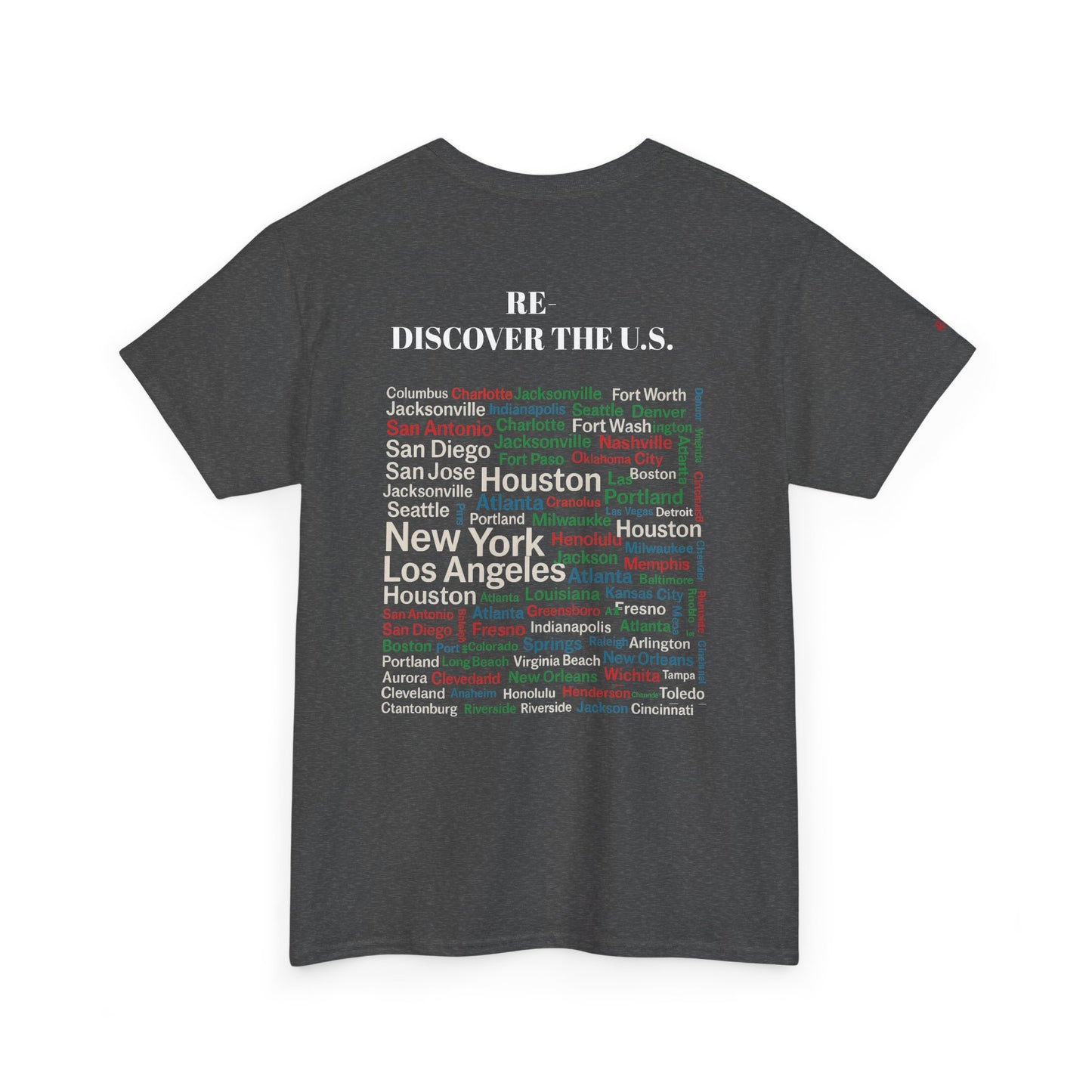 Re-Discover the U.S. Urban Cityscape Tee - Unisex Heavy Cotton Tee