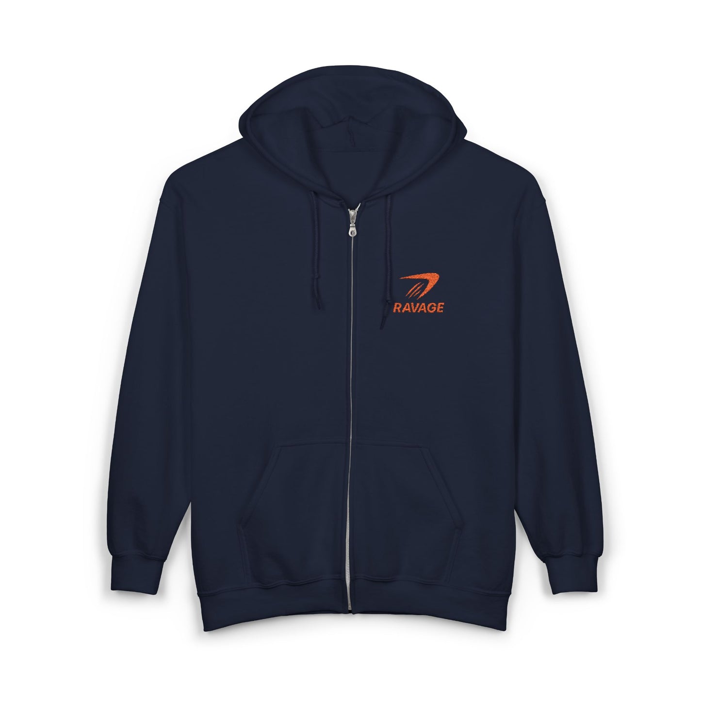 Ravage Unisex Full Zip-Up Hoodie – Premium Blend for Everyday Hustle