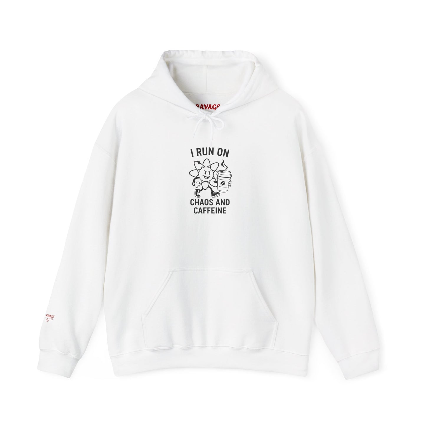 Caffeine Chaos Hoodie - Cozy Unisex Sweatshirt, Ideal for Coffee Lovers, Gift for Friends, Birthday, Relaxation, Casual Wear