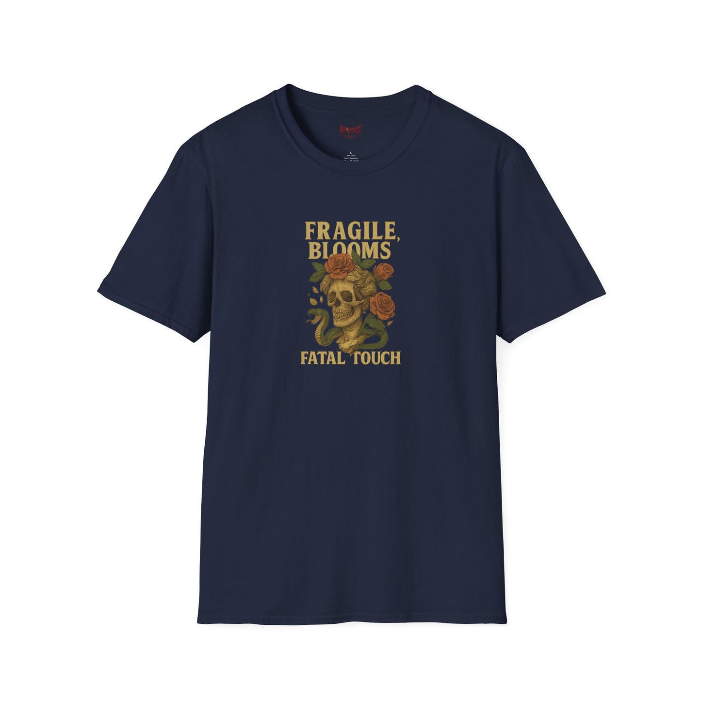FRAGILE BLOOM FATAL TOUCH Graphic T-Shirt – Unisex Tee | Eco-Friendly Nature Shirt for Summer Style, Casual Wear & Gifts for Nature Lovers
