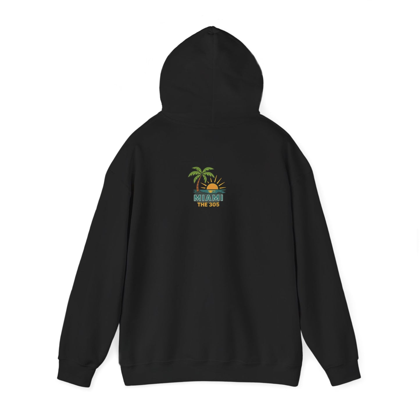 MIAMI THE 305 Unisex Hoodie – Cozy Sweatshirt, Casual Travel Souvenir, Relaxed Streetwear Gift for Nature & City Lovers