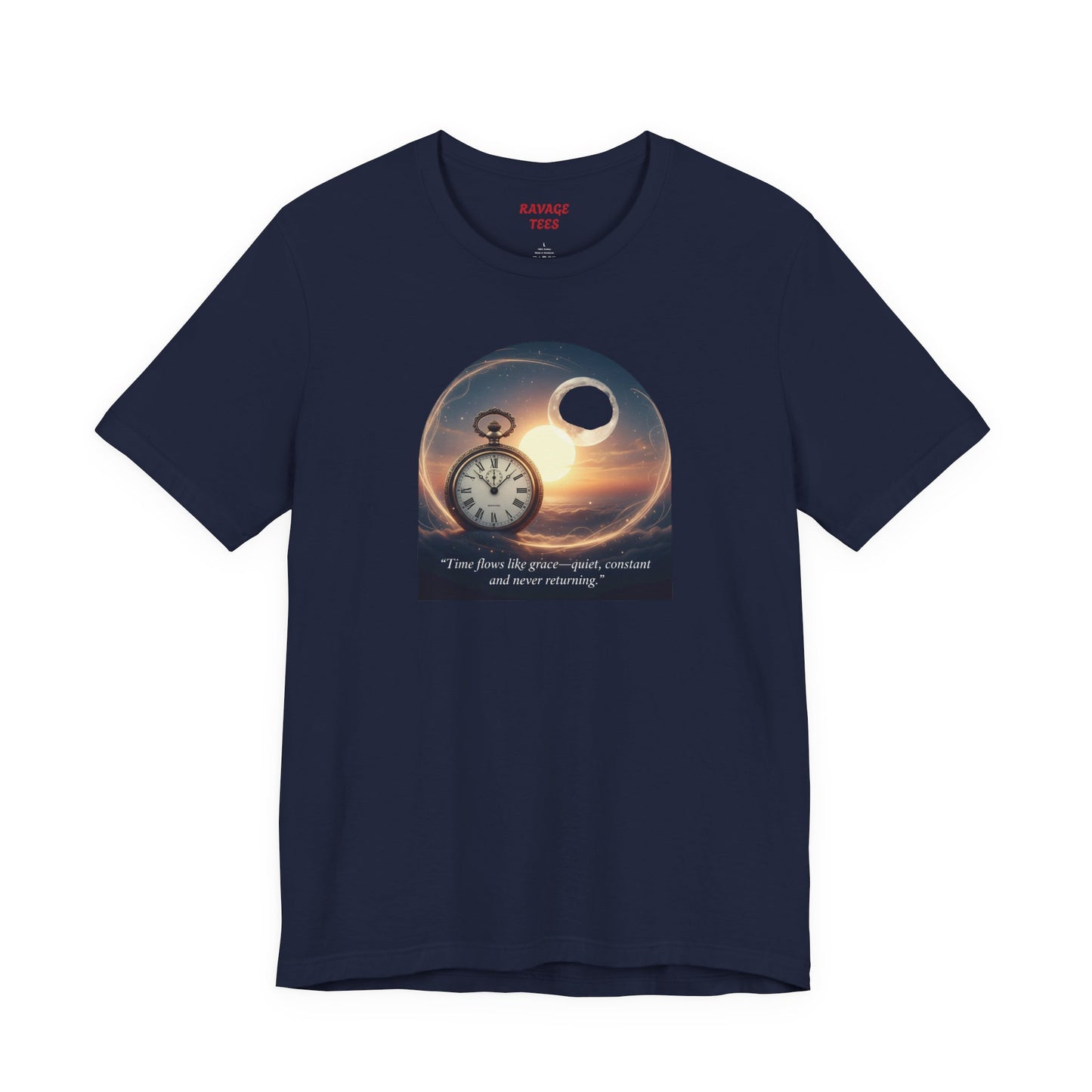 Cosmic Time Tee, Unisex T-Shirt, Inspirational Quote Shirt, Gift for Dreamers, Galaxy Graphic Tee
