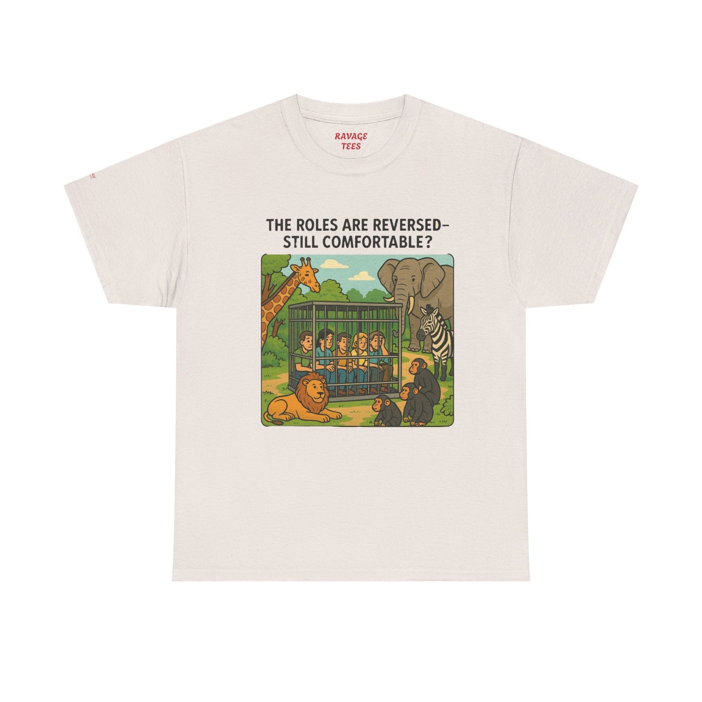The Roles are Reversed- Are You Comfortable -Humorous Unisex Heavy Cotton Tee