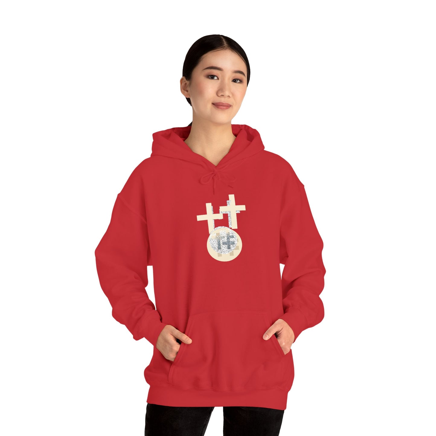 Calvary Cross Unisex Hoodie – Faith-Based Apparel, Christian Symbol Tee, Everyday Casual Wear, Inspirational Gift