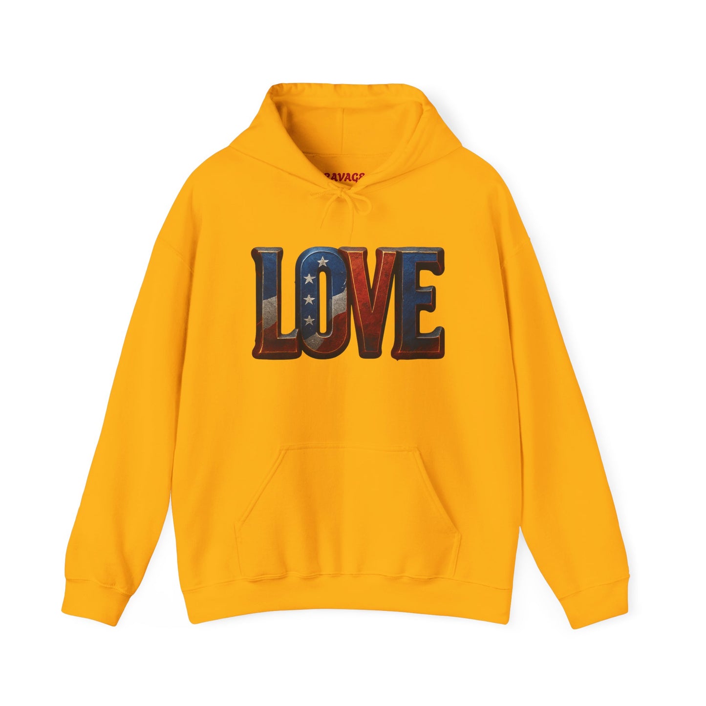 Unisex Hooded Sweatshirt with 'LOVE' Design - Cozy Gift for Friends, Valentine's Day, Casual Wear, Relaxation, Everyday Use