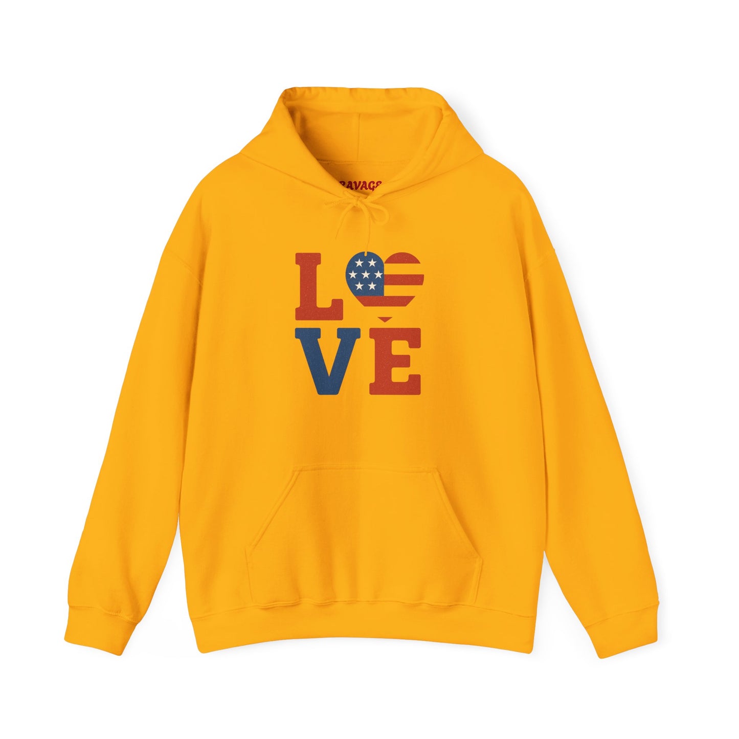 Unisex Hooded Sweatshirt with 'LOVE' Design - Cozy Gift for Friends, Valentine's Day, Casual Wear, Relaxation, Everyday Use