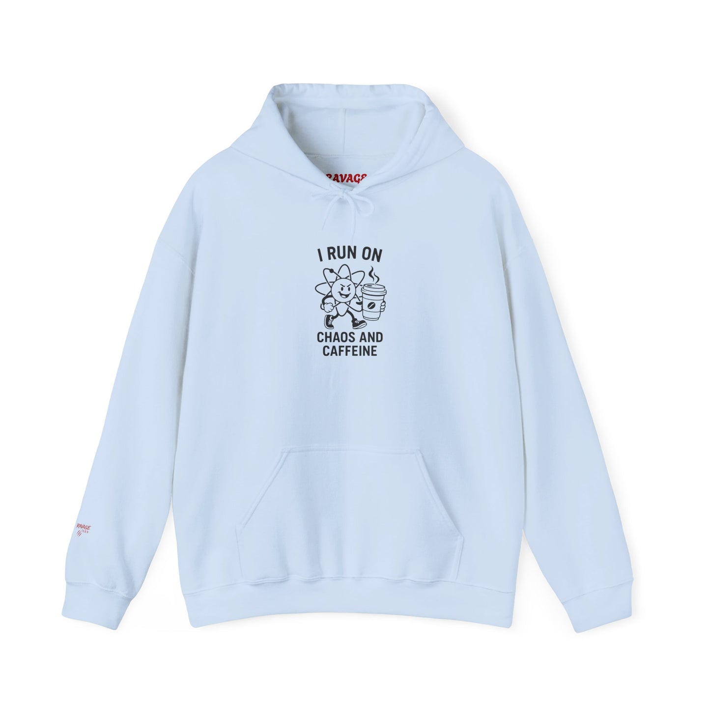 Caffeine Chaos Hoodie - Cozy Unisex Sweatshirt, Ideal for Coffee Lovers, Gift for Friends, Birthday, Relaxation, Casual Wear