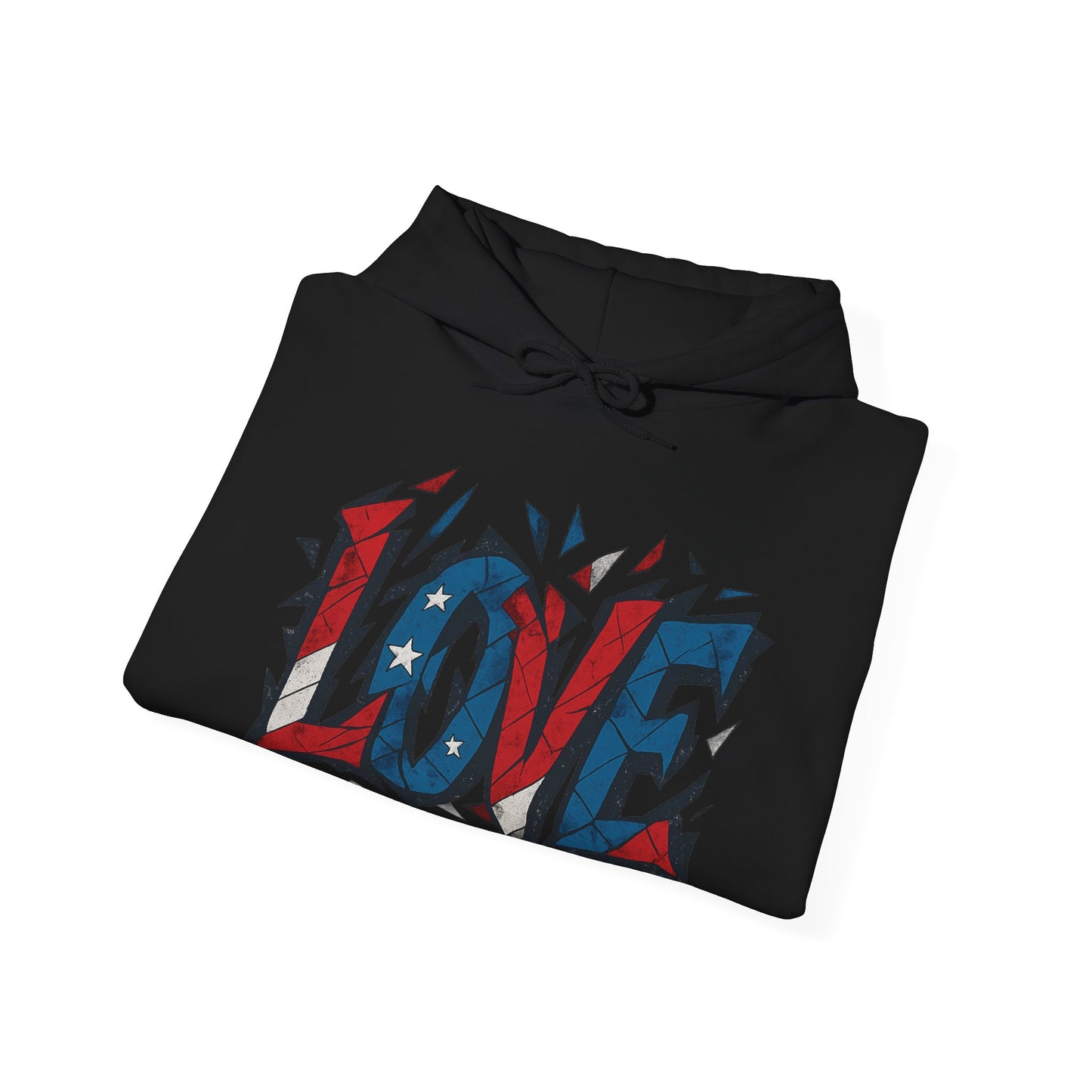 Unisex Hooded Sweatshirt with 'LOVE' Design - Cozy Gift for Friends, Valentine's Day, Casual Wear, Relaxation, Everyday Use