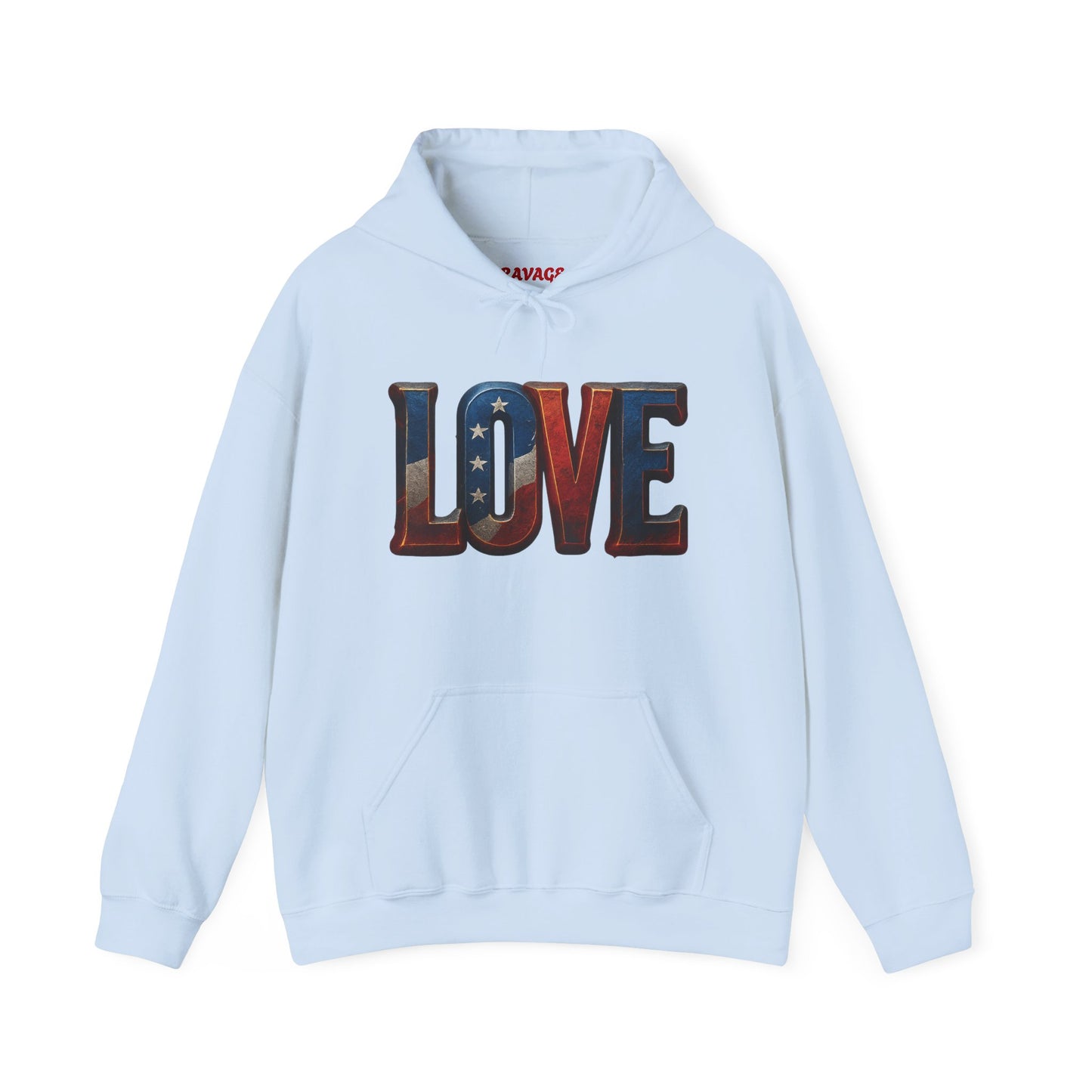 Unisex Hooded Sweatshirt with 'LOVE' Design - Cozy Gift for Friends, Valentine's Day, Casual Wear, Relaxation, Everyday Use