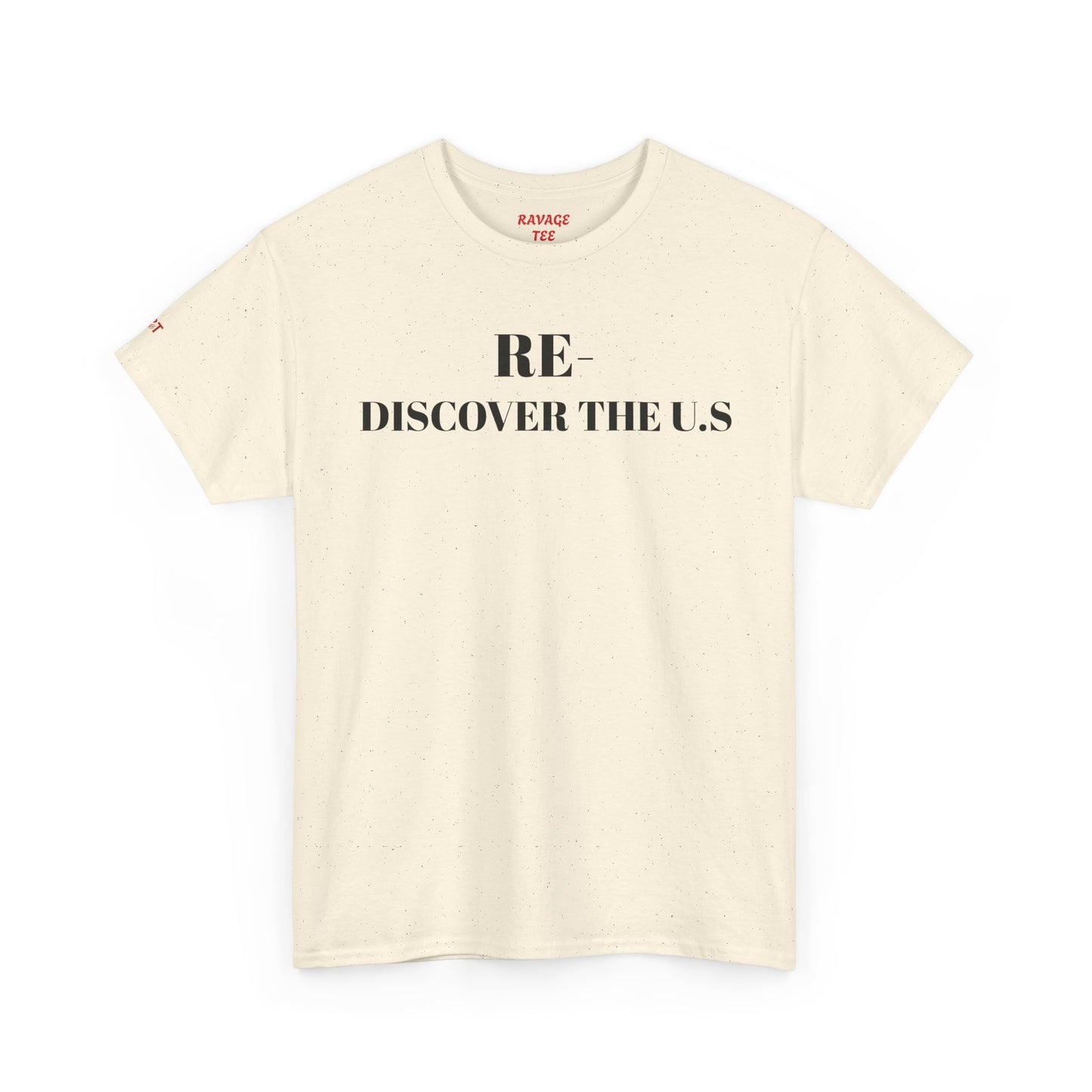 RE-DISCOVERVER the U.S. Unisex Heavy Cotton Tee