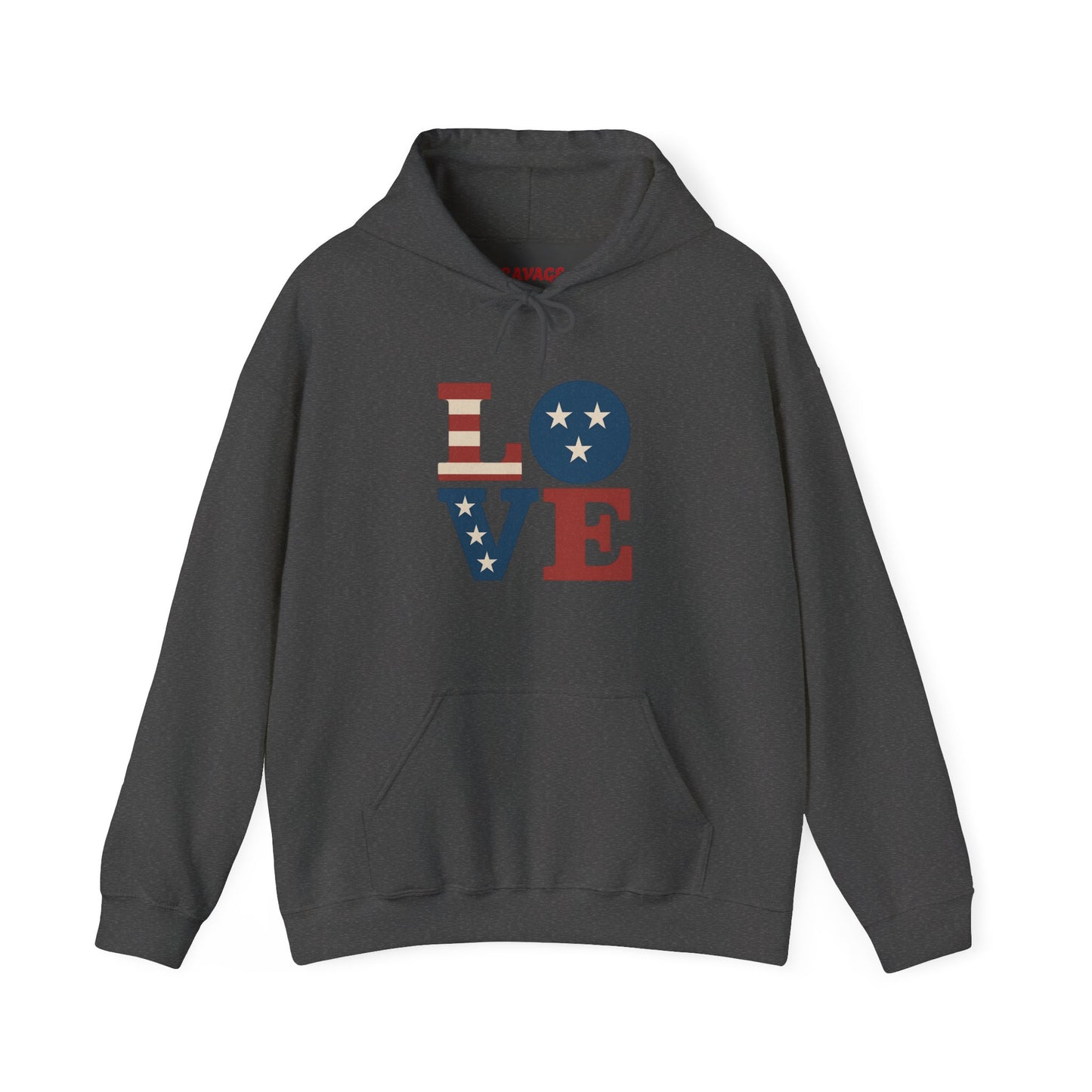 Unisex Hooded Sweatshirt with 'LOVE' Design - Cozy Gift for Friends, Valentine's Day, Casual Wear, Relaxation, Everyday Use