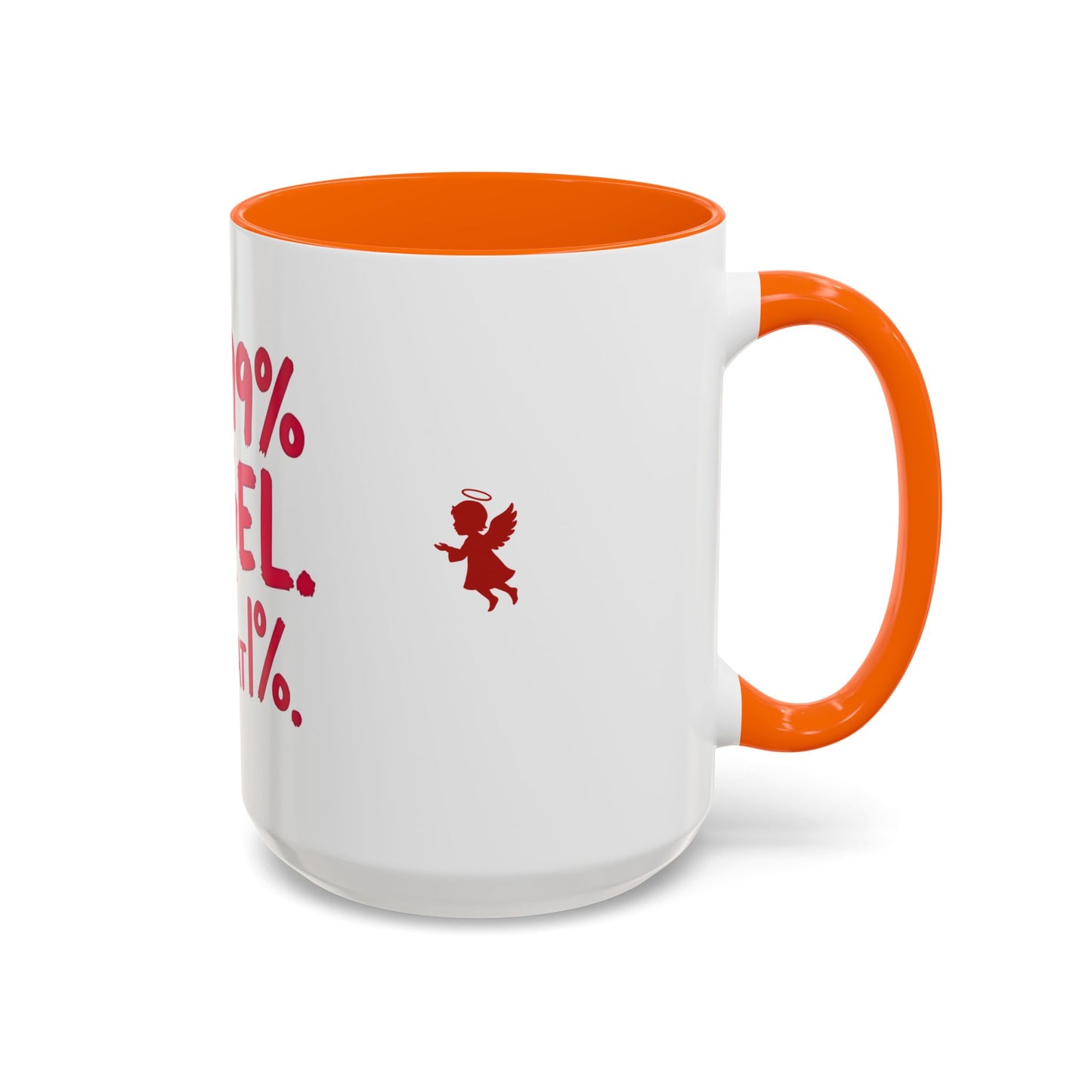 Humorous Accent Coffee Mug - Perfect Gift for Friends, Playful Coffee Lovers, Angel-Themed Decor, Birthday Present, Funny Quote Mugs