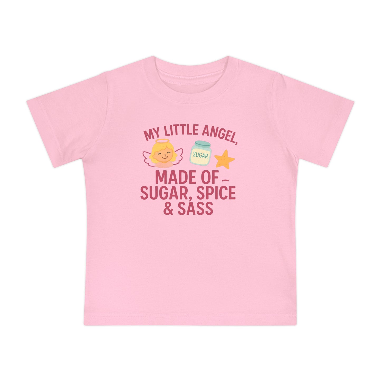 Sugar, Spice & Sass Baby T-Shirt, Cute Baby Shirt, Infant Tee, Baby Shower Gift, Toddler T-Shirt, Girl's Birthday Outfit