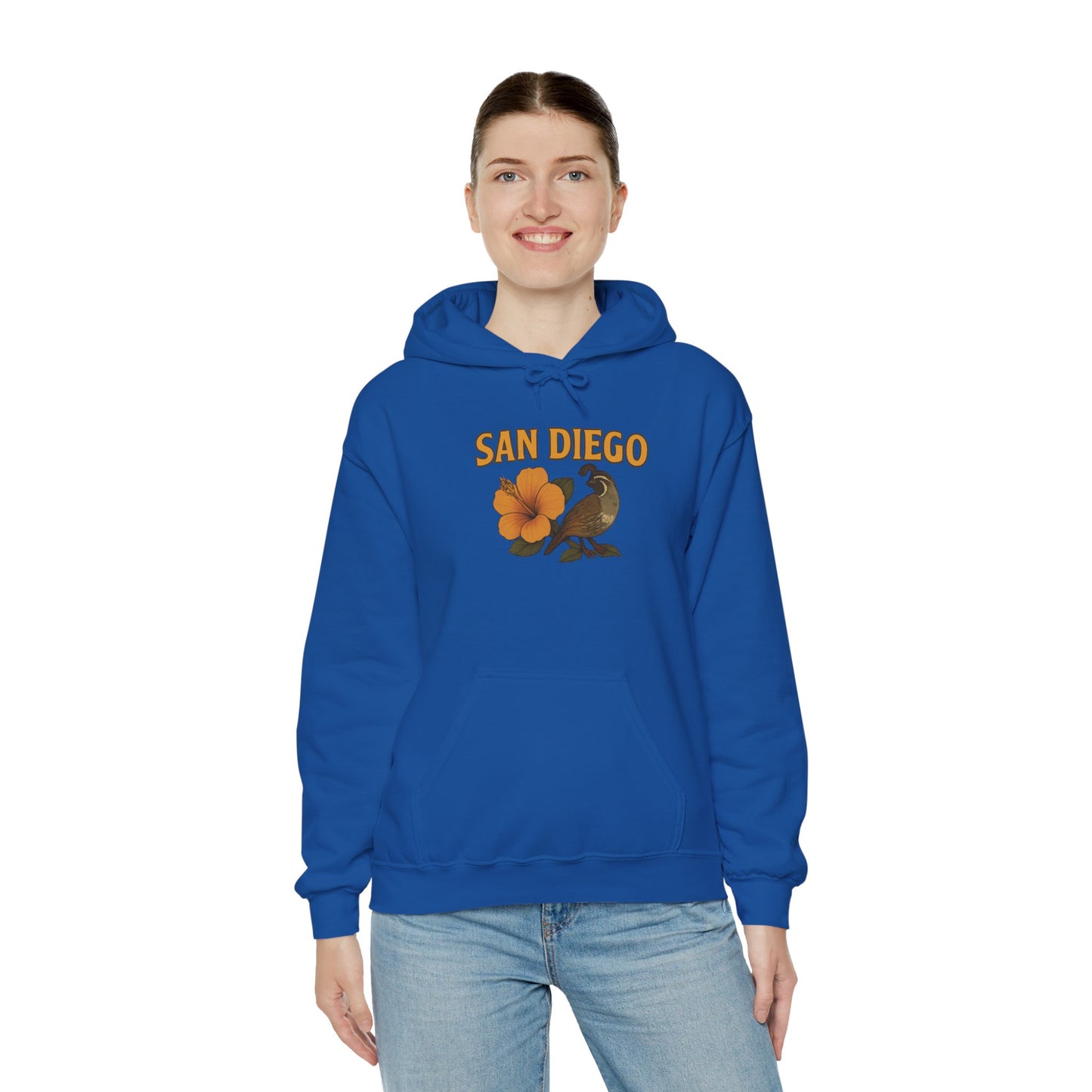 SAN DIEGO Unisex Hoodie – Cozy Sweatshirt, Casual Travel Souvenir, Relaxed Streetwear Gift for Nature & City Lovers