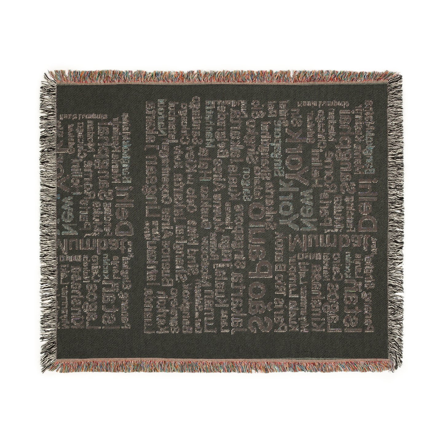 Cozy Woven Blanket with City Map Design, Perfect for Home Decor, Gift for Travelers, Unique Keepsake