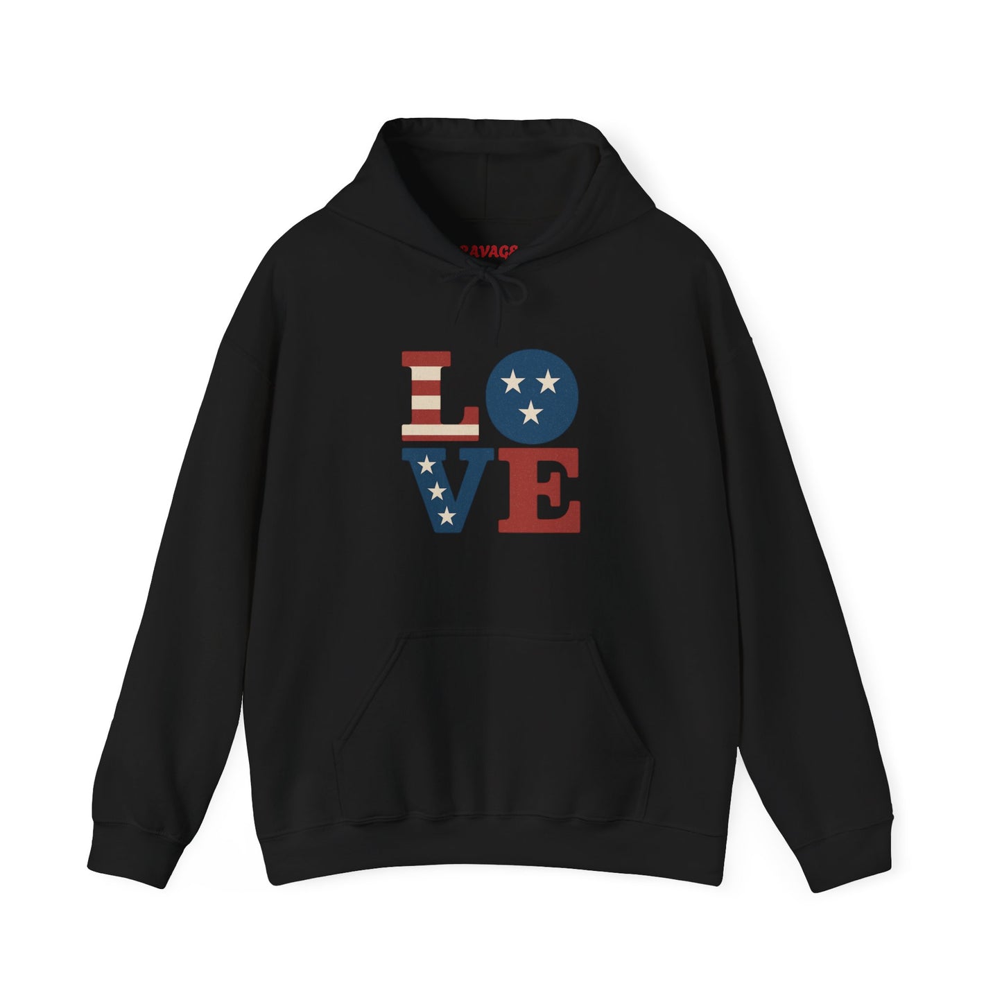 Unisex Hooded Sweatshirt with 'LOVE' Design - Cozy Gift for Friends, Valentine's Day, Casual Wear, Relaxation, Everyday Use