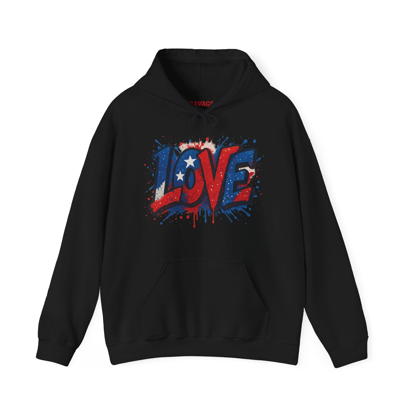 Unisex Hooded Sweatshirt with 'LOVE' Design - Cozy Gift for Friends, Valentine's Day, Casual Wear, Relaxation, Everyday Use