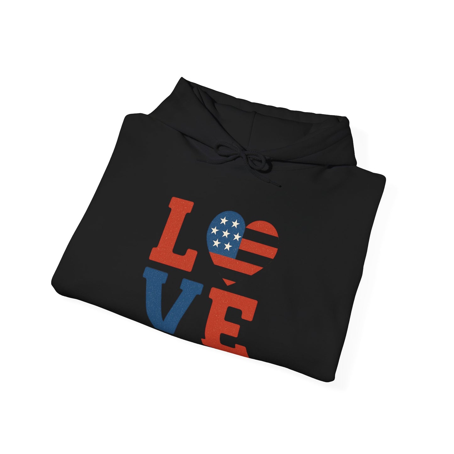 Unisex Hooded Sweatshirt with 'LOVE' Design - Cozy Gift for Friends, Valentine's Day, Casual Wear, Relaxation, Everyday Use