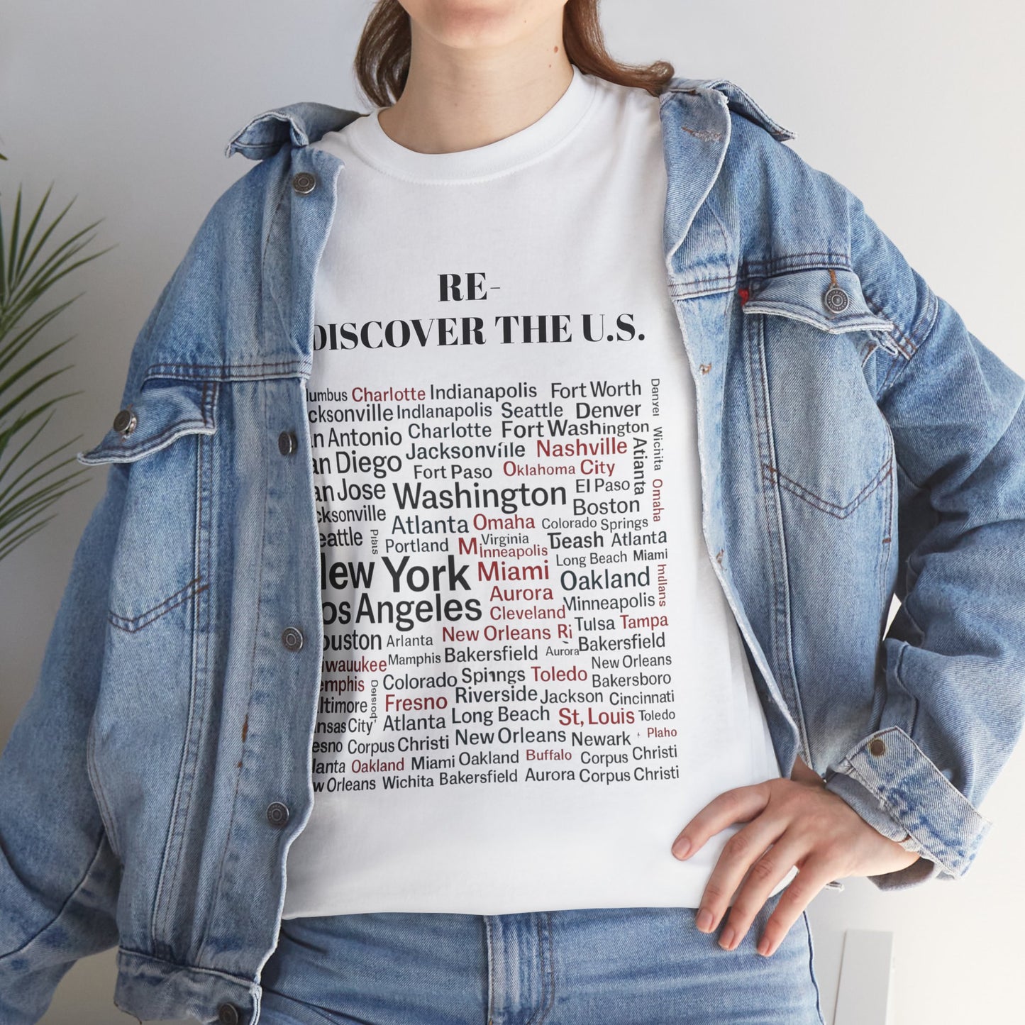 Re-Discover the U.S. Unisex Exploratory Travel T-Shirt, Adventure Tee, USA Discovery Shirt