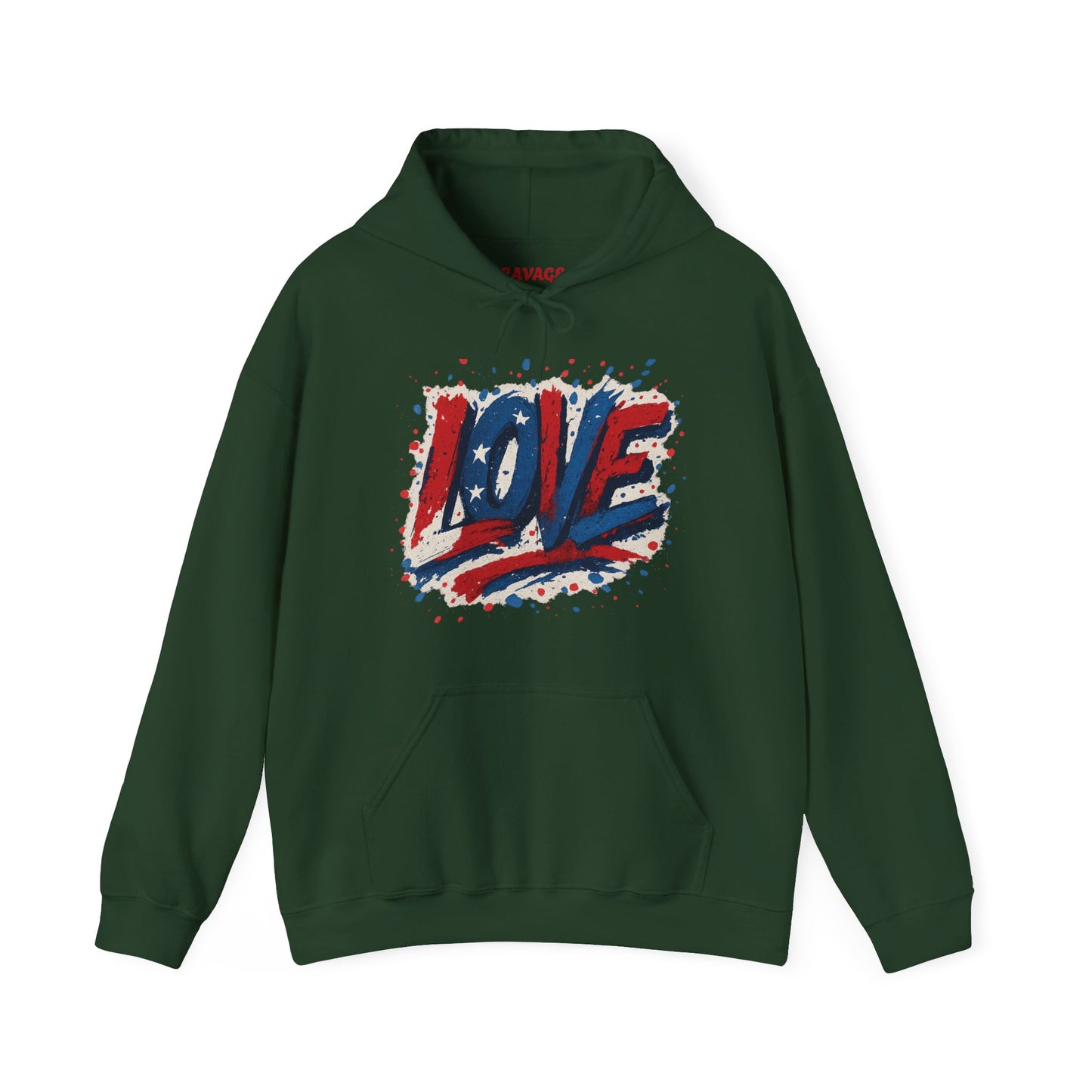 Unisex Hooded Sweatshirt with 'LOVE' Design - Cozy Gift for Friends, Valentine's Day, Casual Wear, Relaxation, Everyday Use