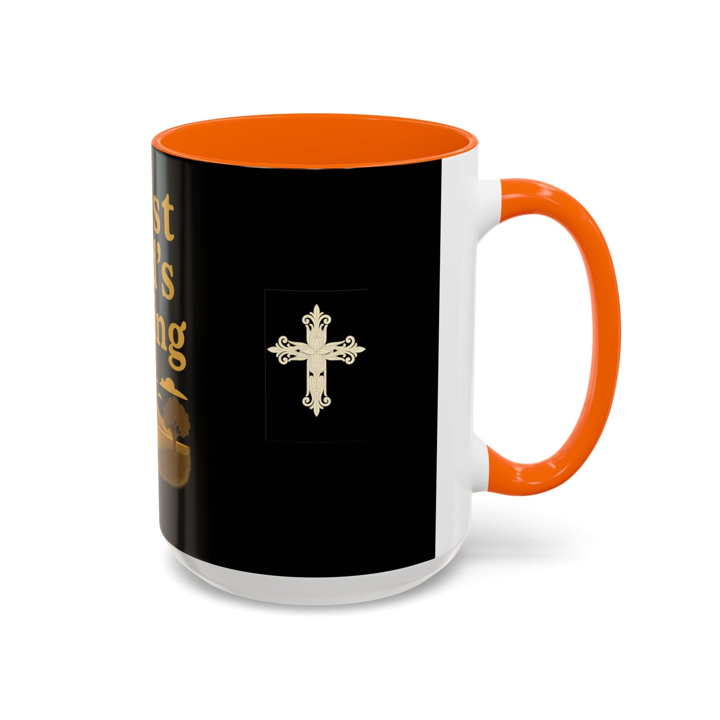 Trust God's Timing Christian Coffee Mug – Inspirational Accent Cup (11oz & 15oz), Faith-Based Gift for Coffee & Tea Lovers
