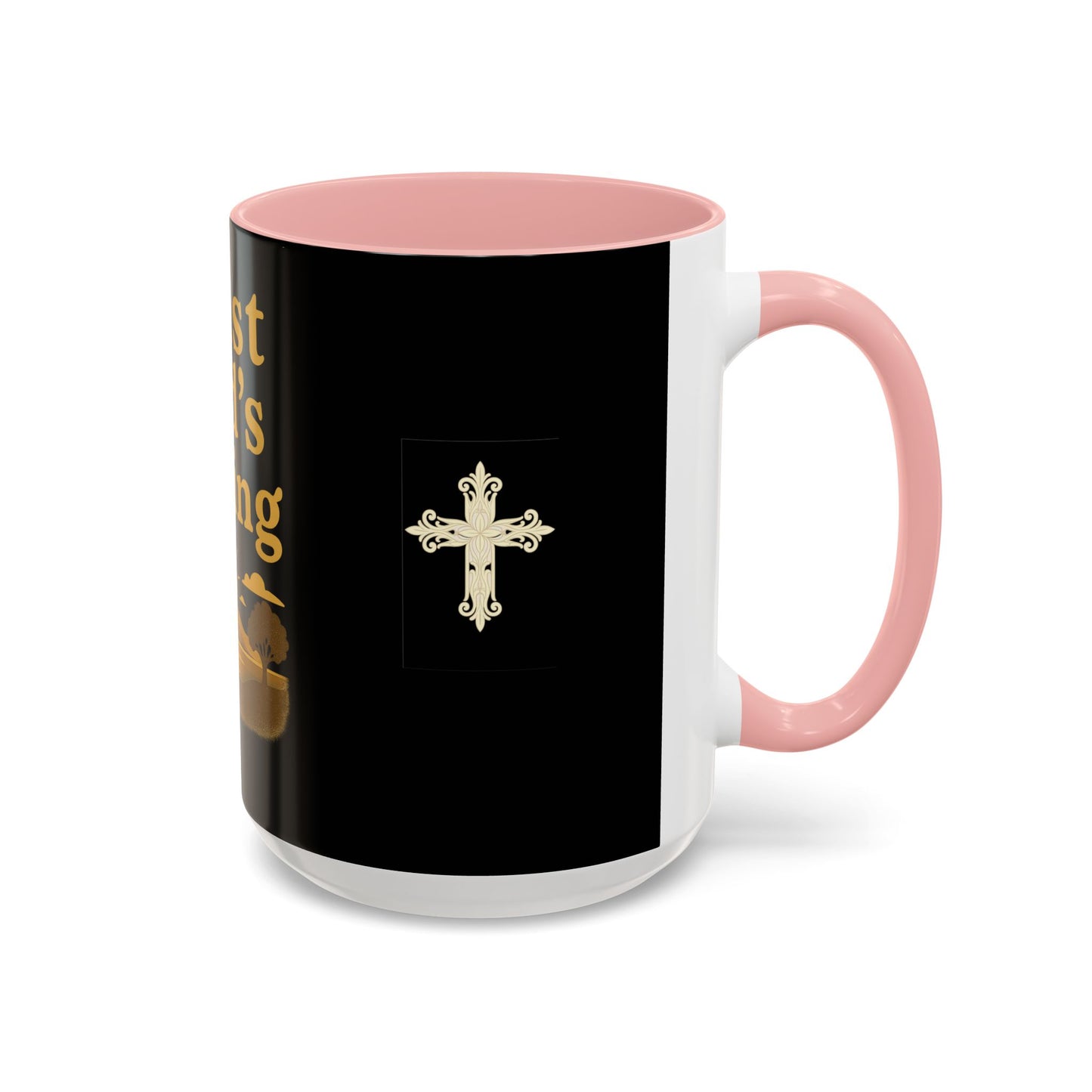 Trust God's Timing Christian Coffee Mug – Inspirational Accent Cup (11oz & 15oz), Faith-Based Gift for Coffee & Tea Lovers