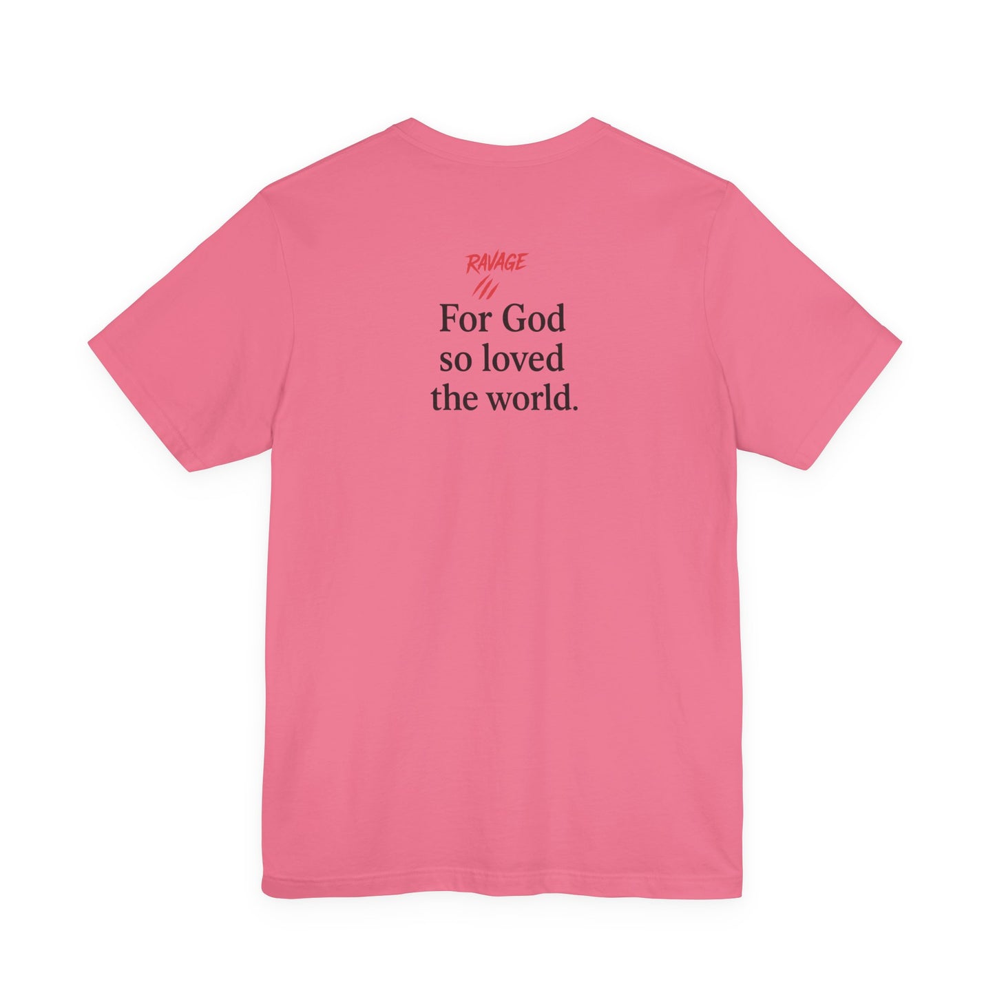 **JOHN 3:16 Faith-Inspired Unisex Tee – Christian Scripture T-Shirt, Religious Apparel, Inspirational Gift, Bible Verse Faith Shirt**