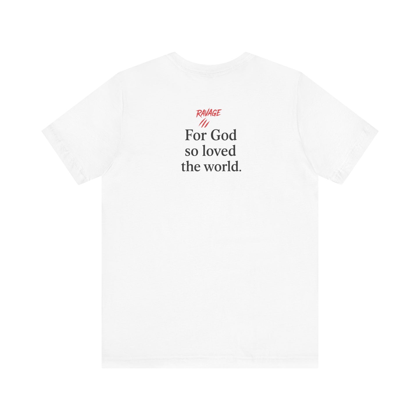 **JOHN 3:16 Faith-Inspired Unisex Tee – Christian Scripture T-Shirt, Religious Apparel, Inspirational Gift, Bible Verse Faith Shirt**