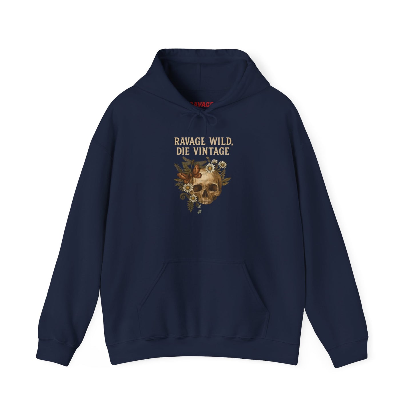 DANGER WEARS A CROWN OF ROSES Graphic Hoodie – Unisex Pullover Sweatshirt for Nature Lovers | Cozy Streetwear for Spring, Casual Wear & Eco-Friendly Gifts