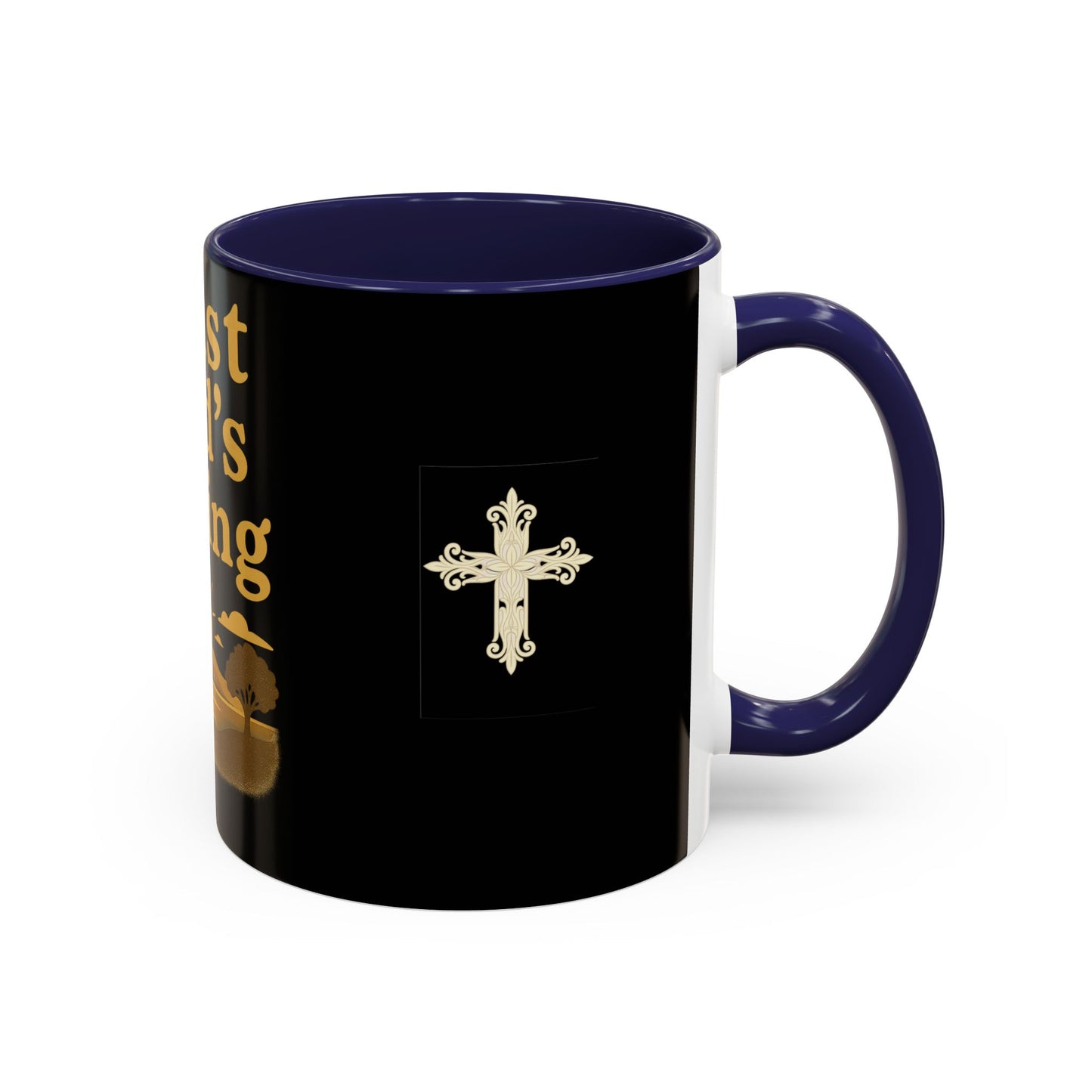 Trust God's Timing Christian Coffee Mug – Inspirational Accent Cup (11oz & 15oz), Faith-Based Gift for Coffee & Tea Lovers