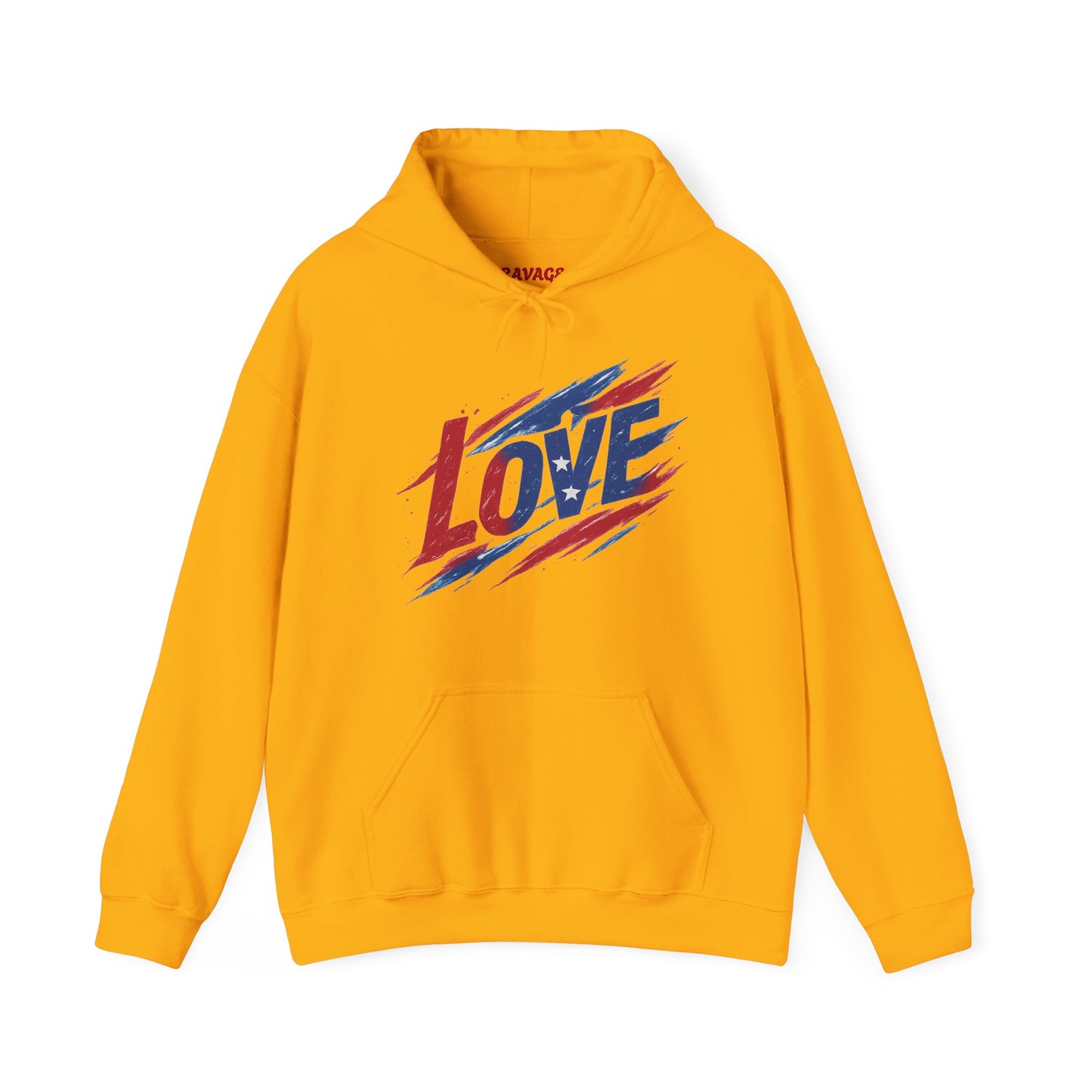 Unisex Hooded Sweatshirt with 'LOVE' Design - Cozy Gift for Friends, Valentine's Day, Casual Wear, Relaxation, Everyday Use