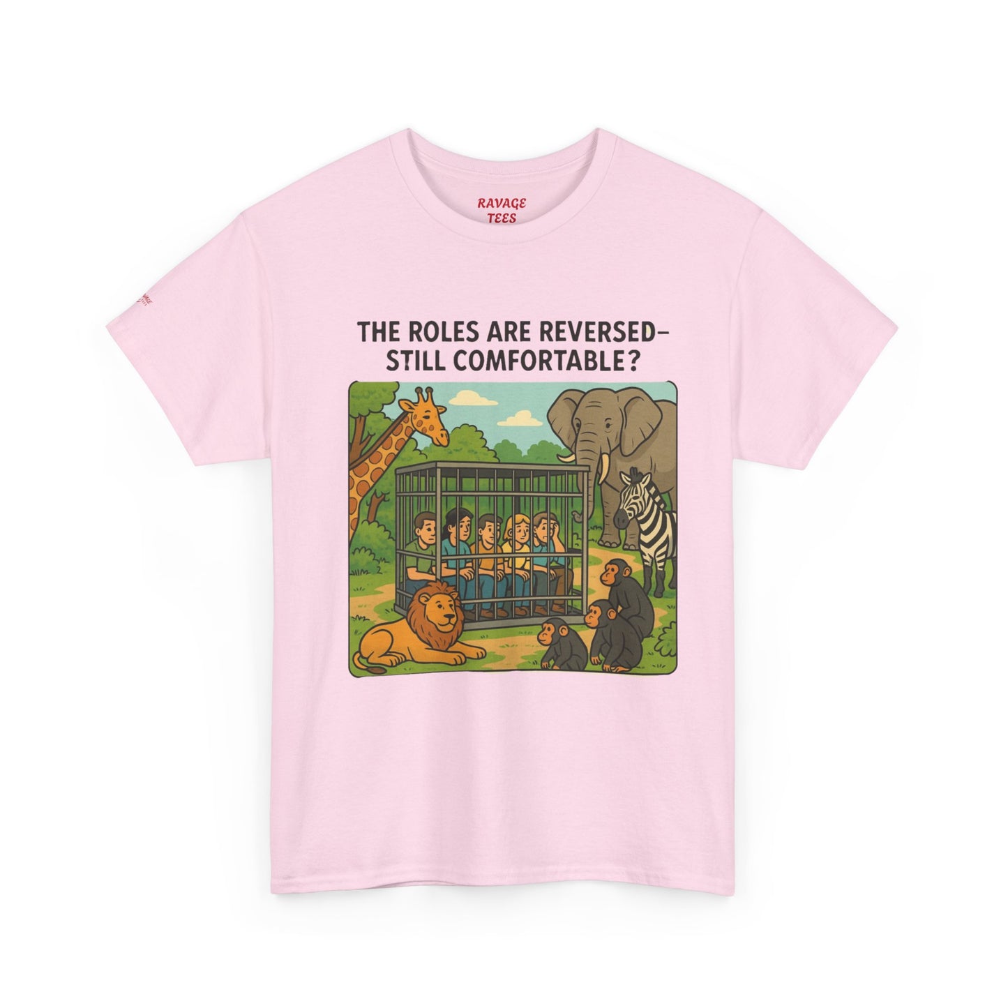 The Roles are Reversed- Are You Comfortable. Humorous Unisex Heavy Cotton Tee