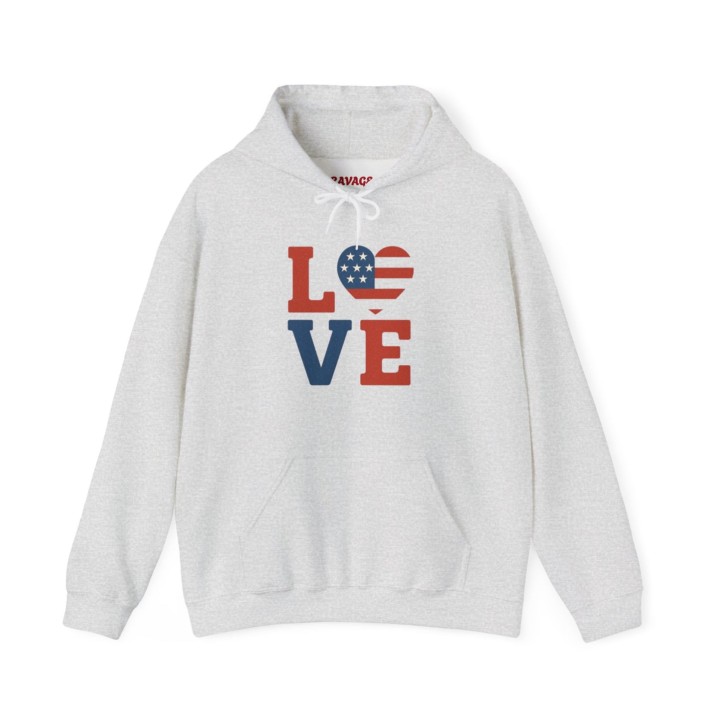 Unisex Hooded Sweatshirt with 'LOVE' Design - Cozy Gift for Friends, Valentine's Day, Casual Wear, Relaxation, Everyday Use