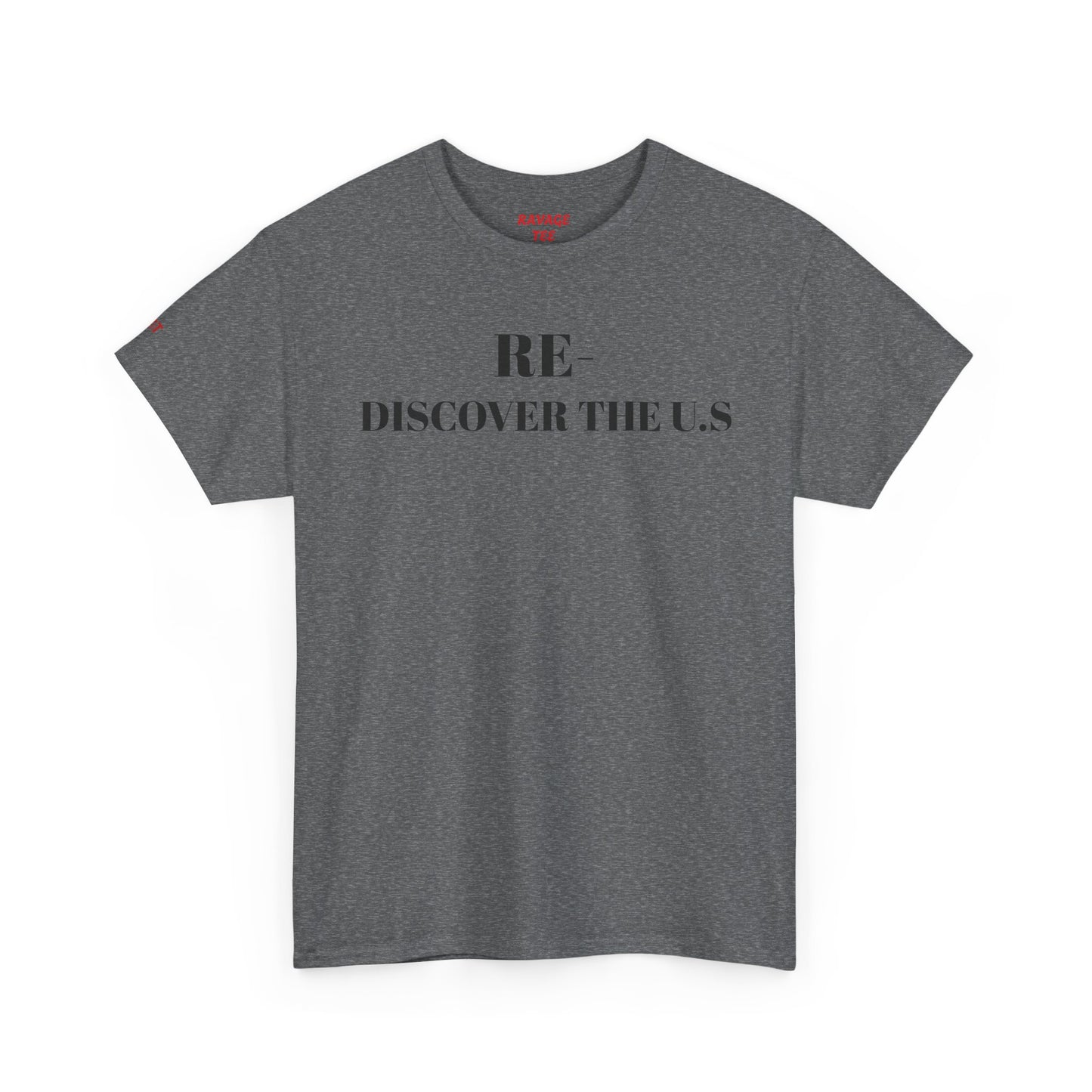 RE-DISCOVERVER the U.S. Unisex Heavy Cotton Tee