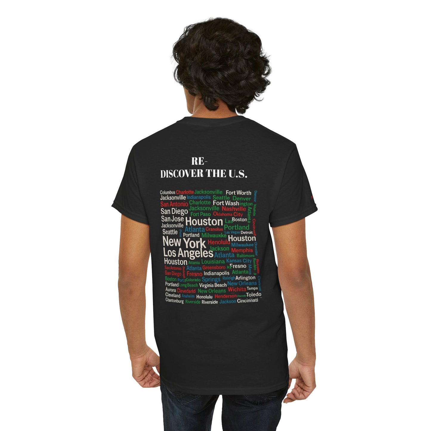 Re-Discover the U.S. Urban Cityscape Tee - Unisex Heavy Cotton Tee