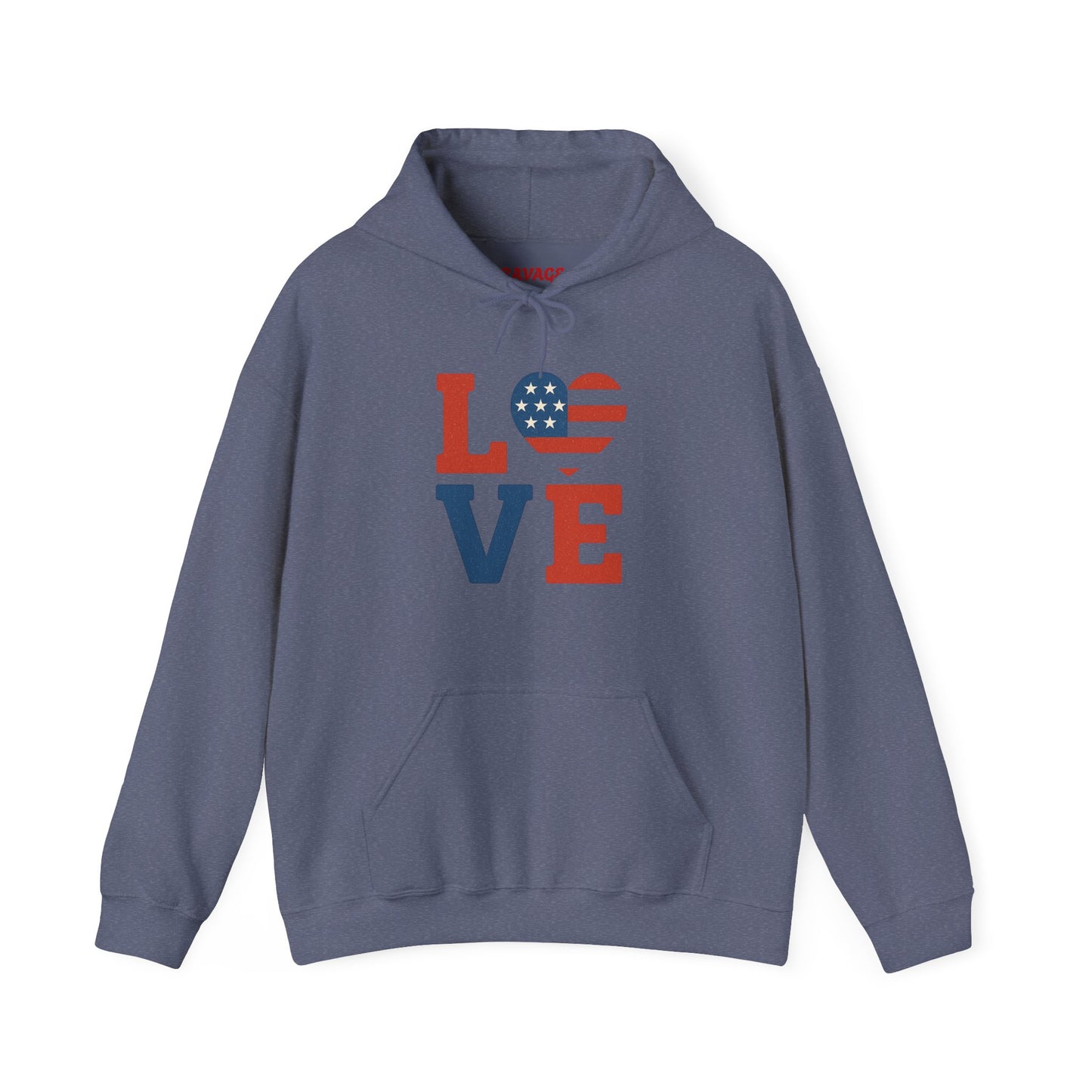 Unisex Hooded Sweatshirt with 'LOVE' Design - Cozy Gift for Friends, Valentine's Day, Casual Wear, Relaxation, Everyday Use