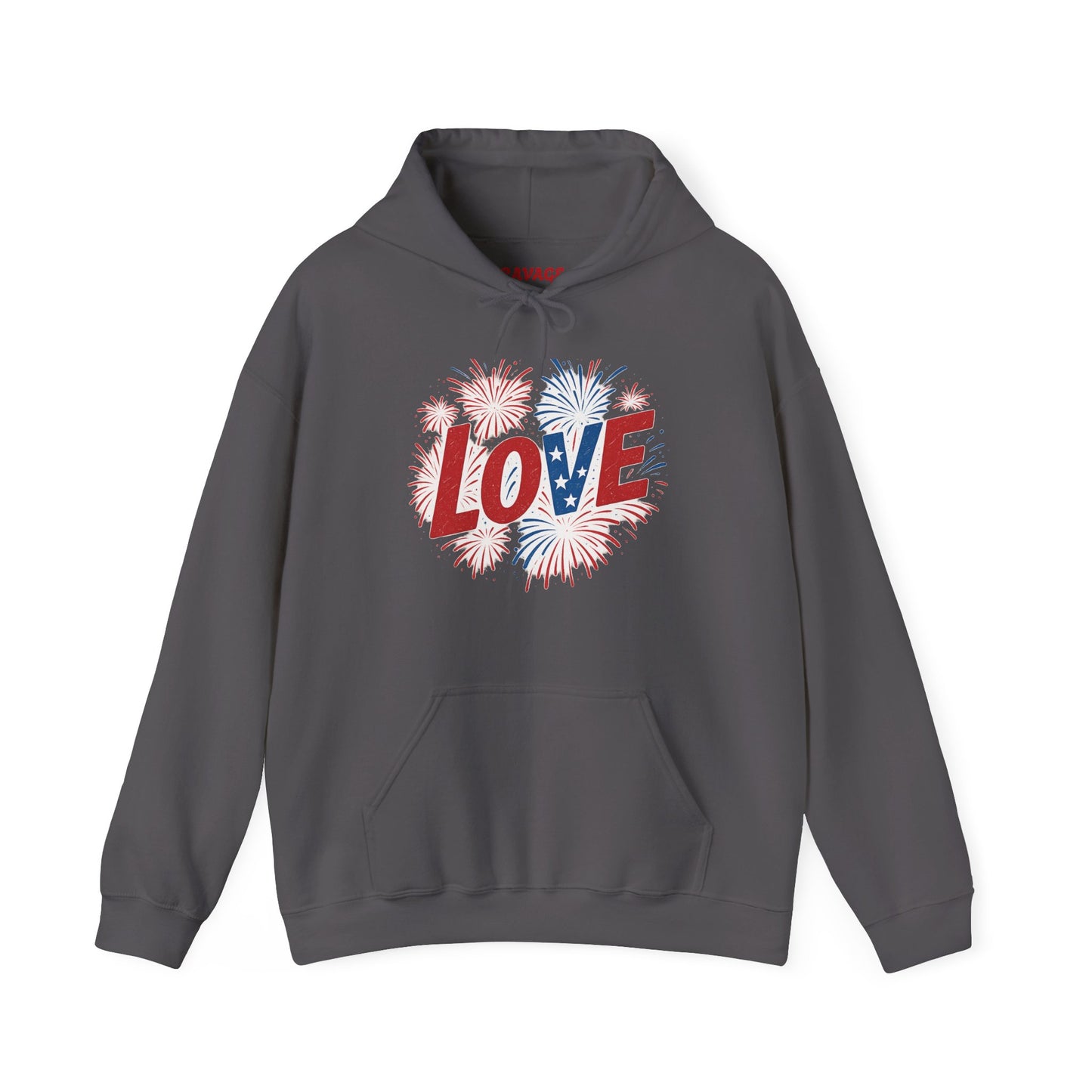Unisex Hooded Sweatshirt with 'LOVE' Design - Cozy Gift for Friends, Valentine's Day, Casual Wear, Relaxation, Everyday Use